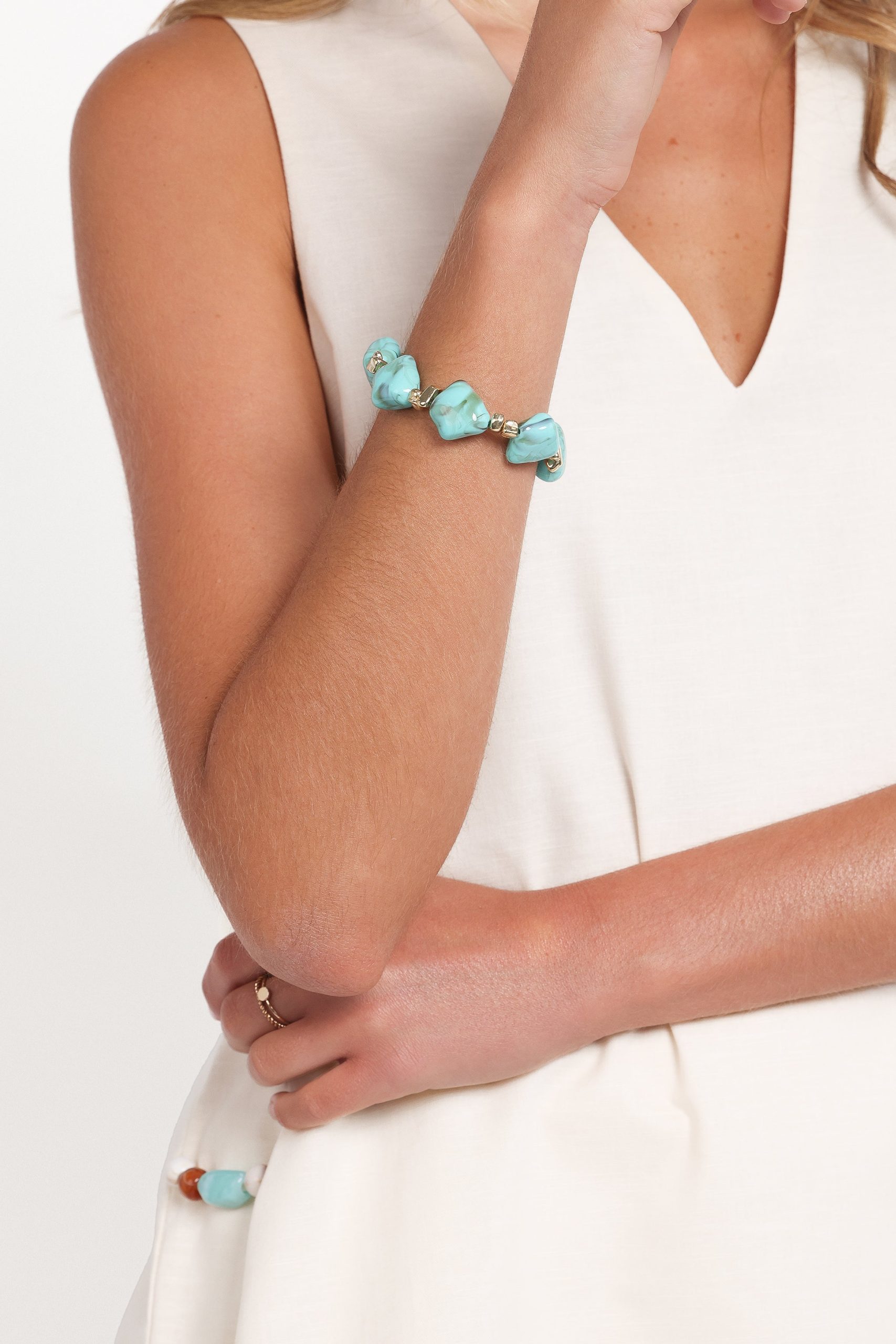 Serenity Bracelet - Blue/Gold - Image 3