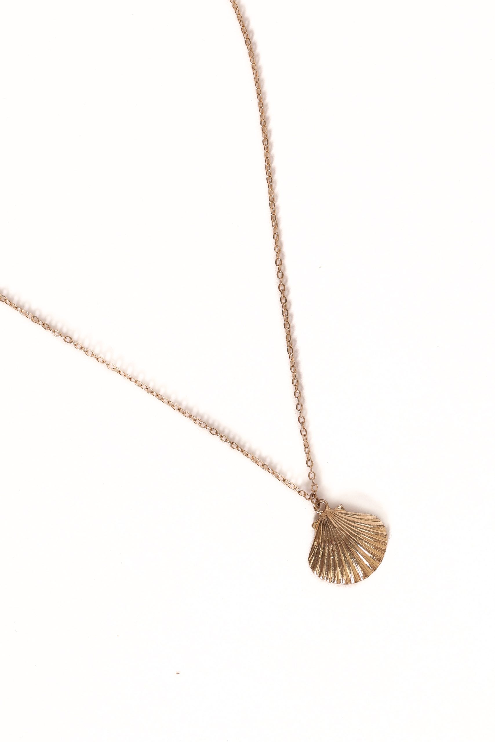 Shell Necklace - Gold - Image 2