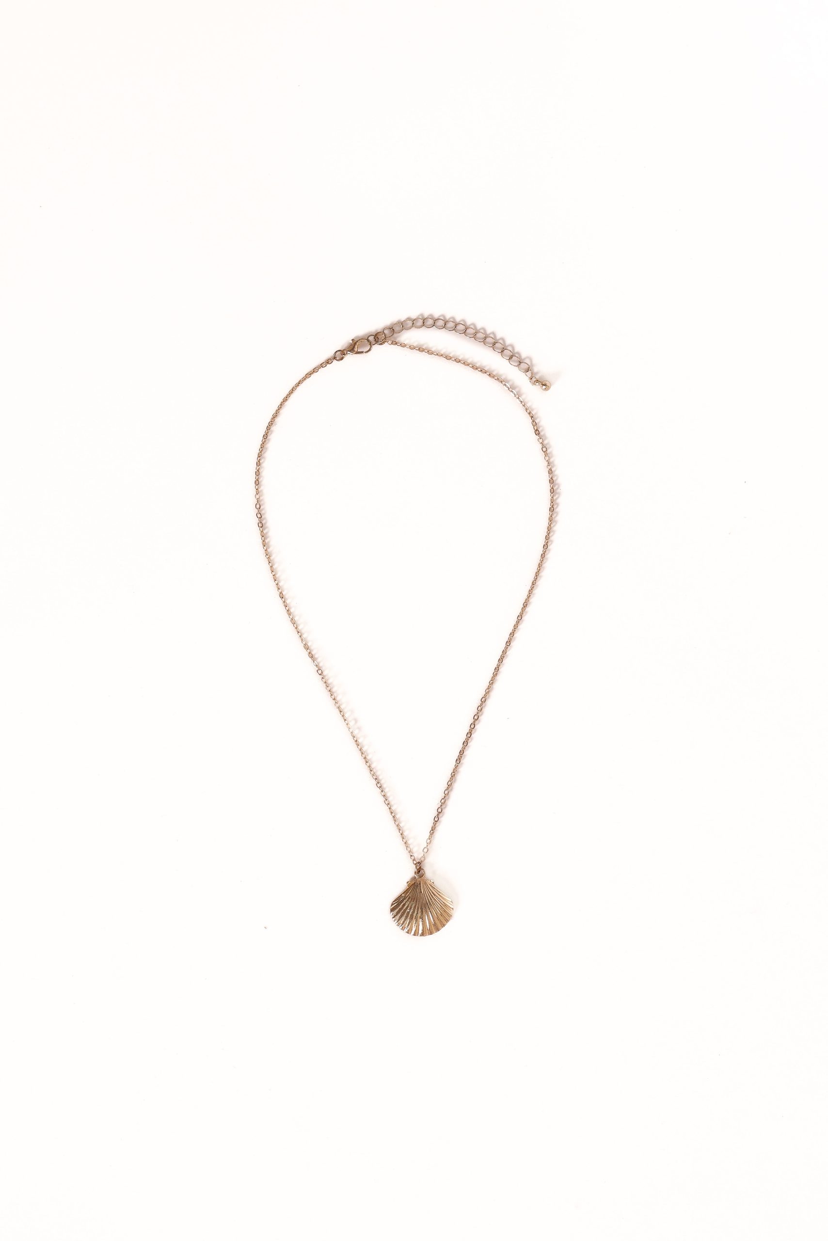 Shell Necklace - Gold - Image 3