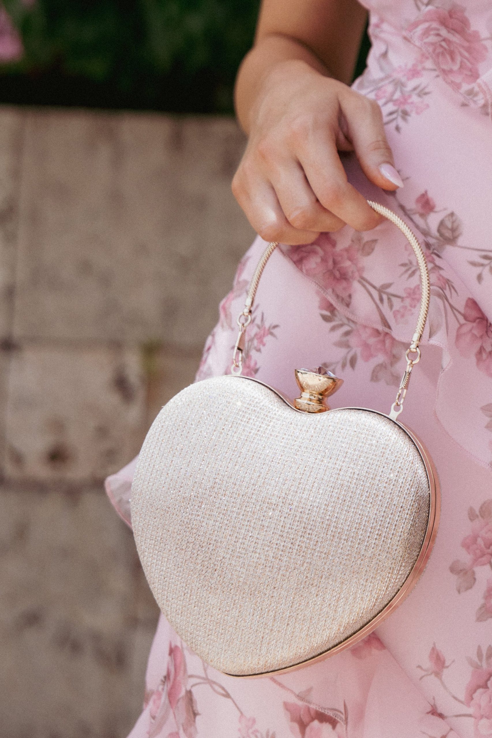 Sienna Heart Bag - Champagne Gold - Image 2