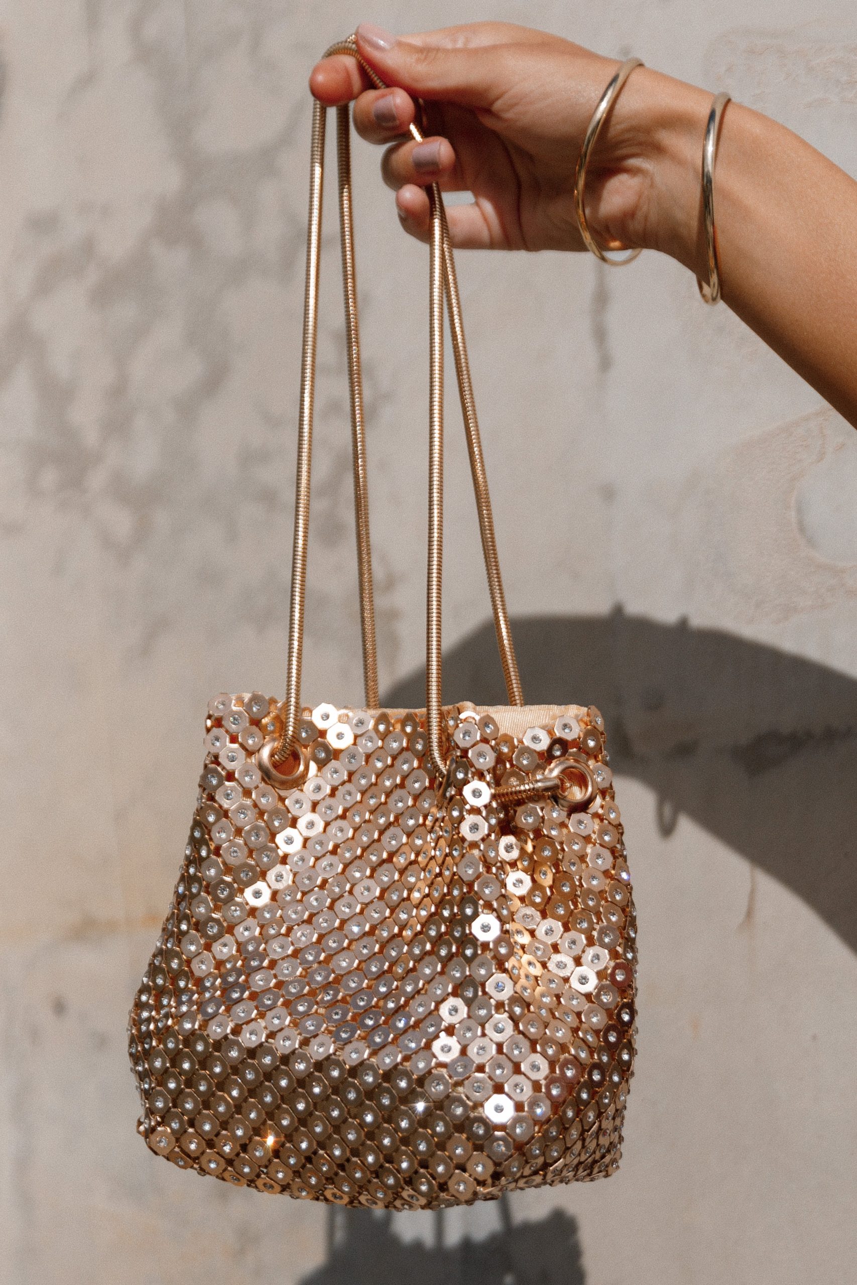 Valentina Embellished Bag - Gold - Image 2