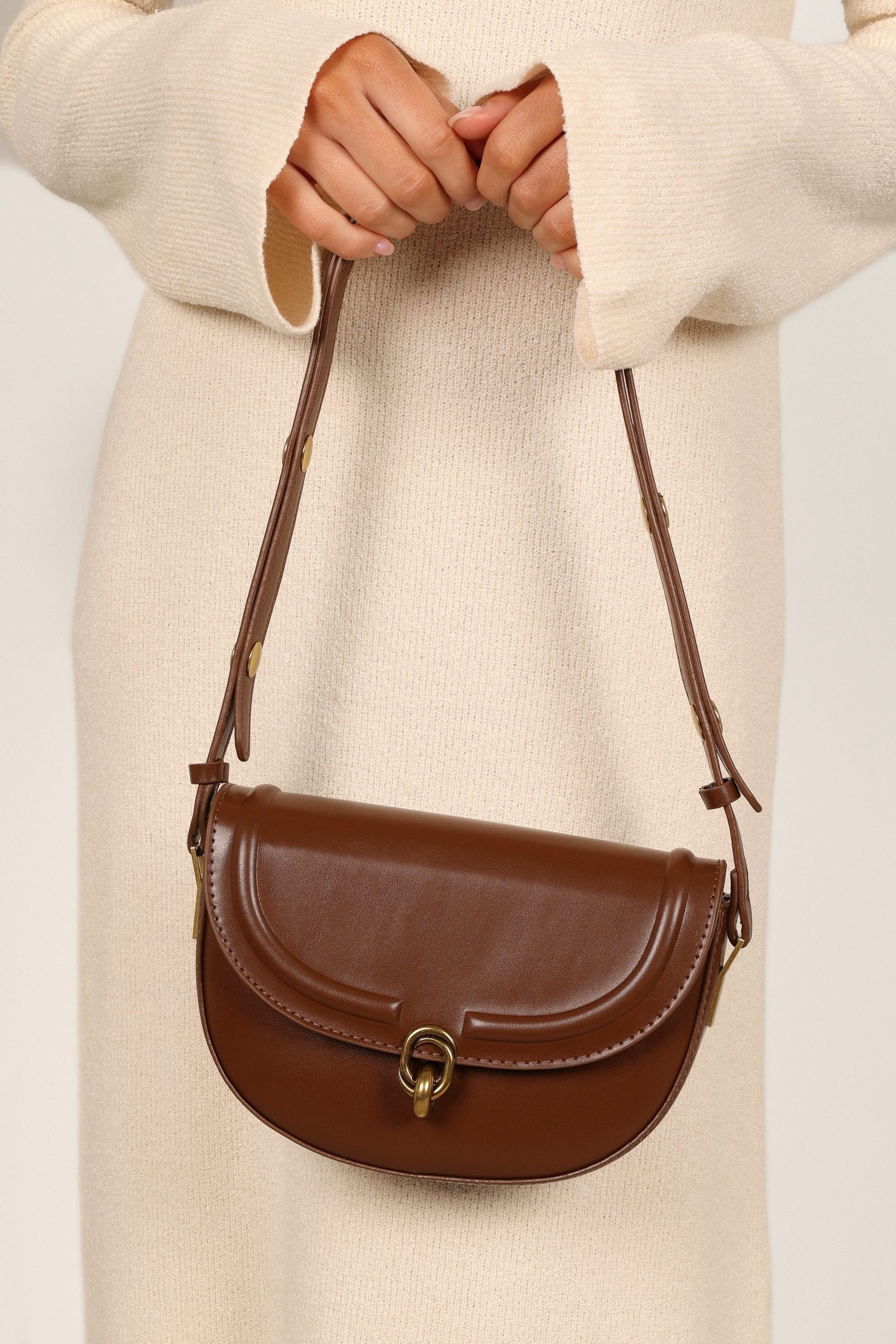 Veronica Crossbody Bag - Tan - Image 2