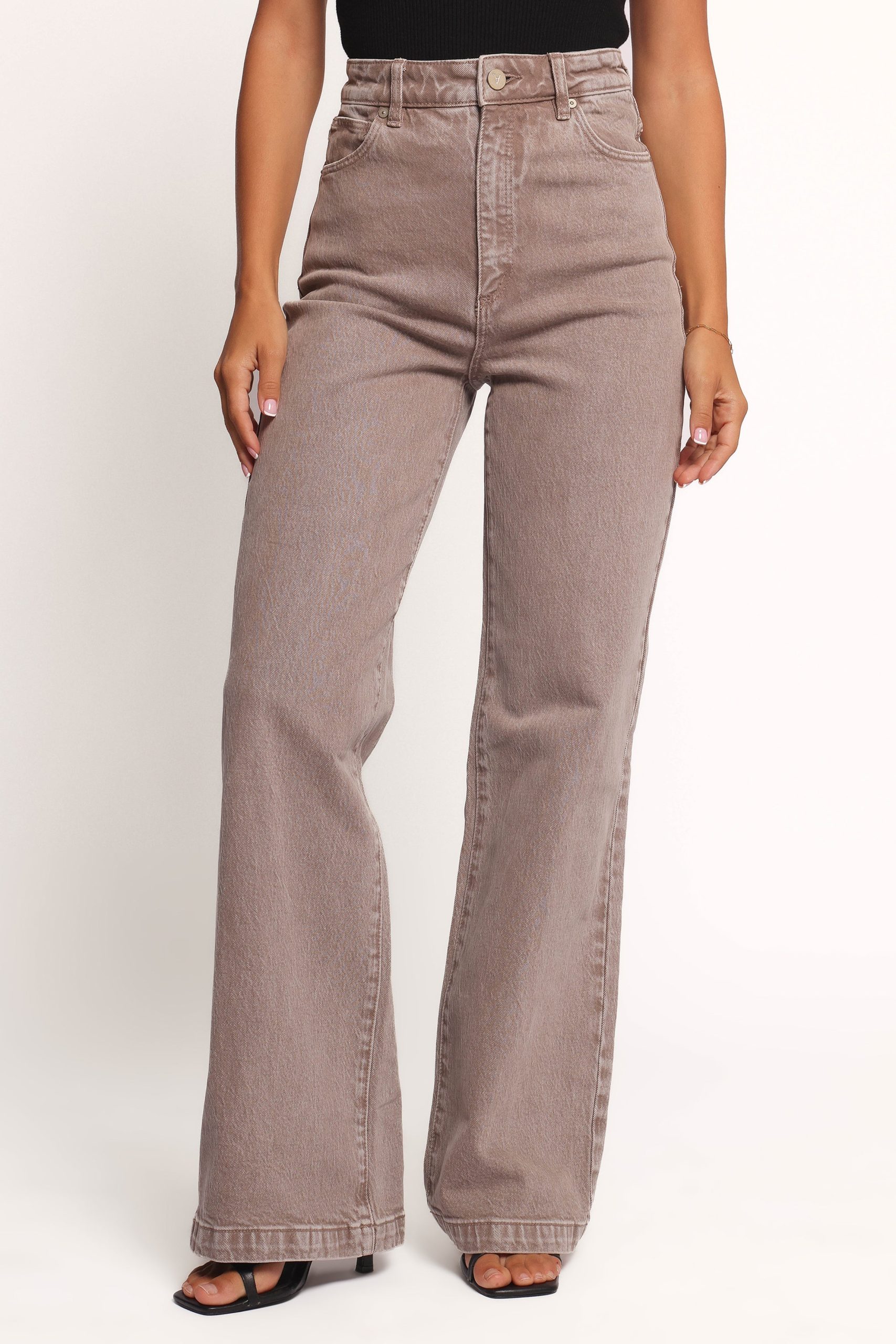 Abrand 94 High Wide Jeans - Mushroom - Image 2
