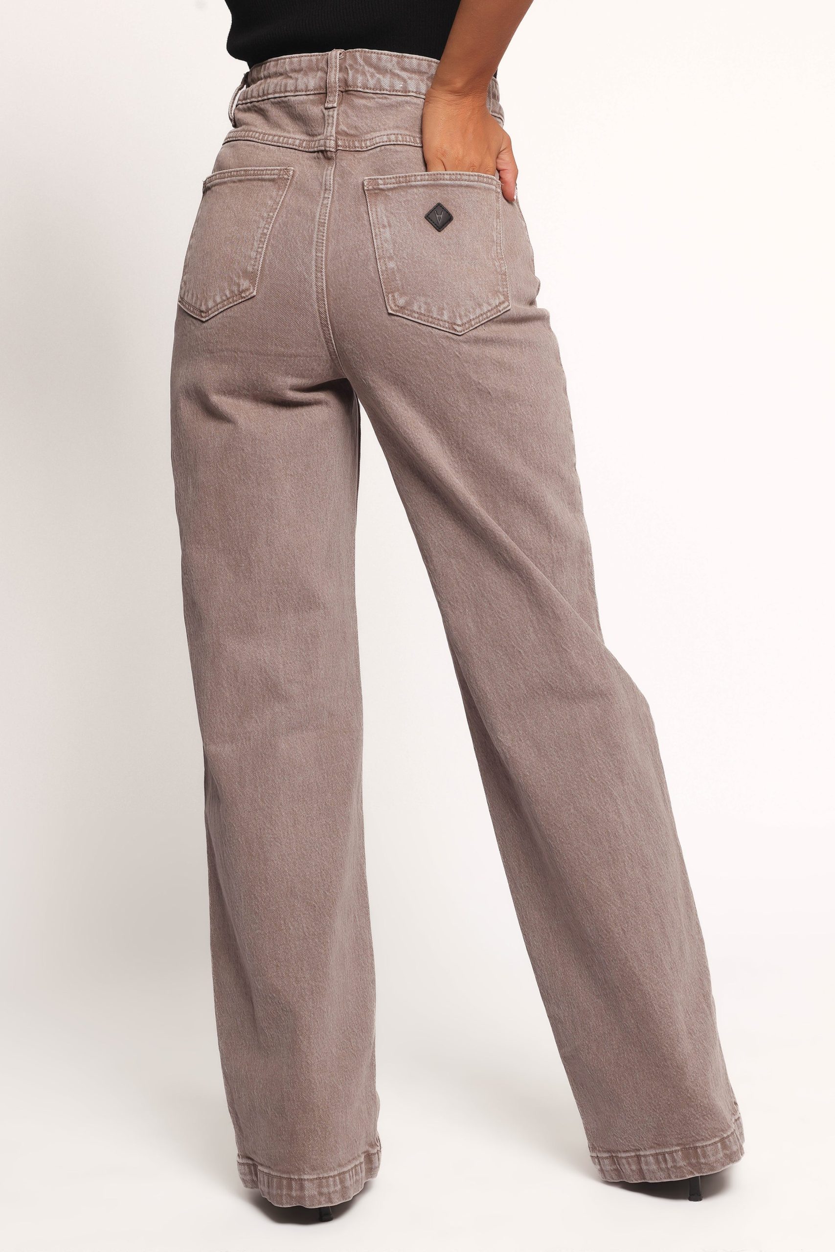 Abrand 94 High Wide Jeans - Mushroom - Image 6