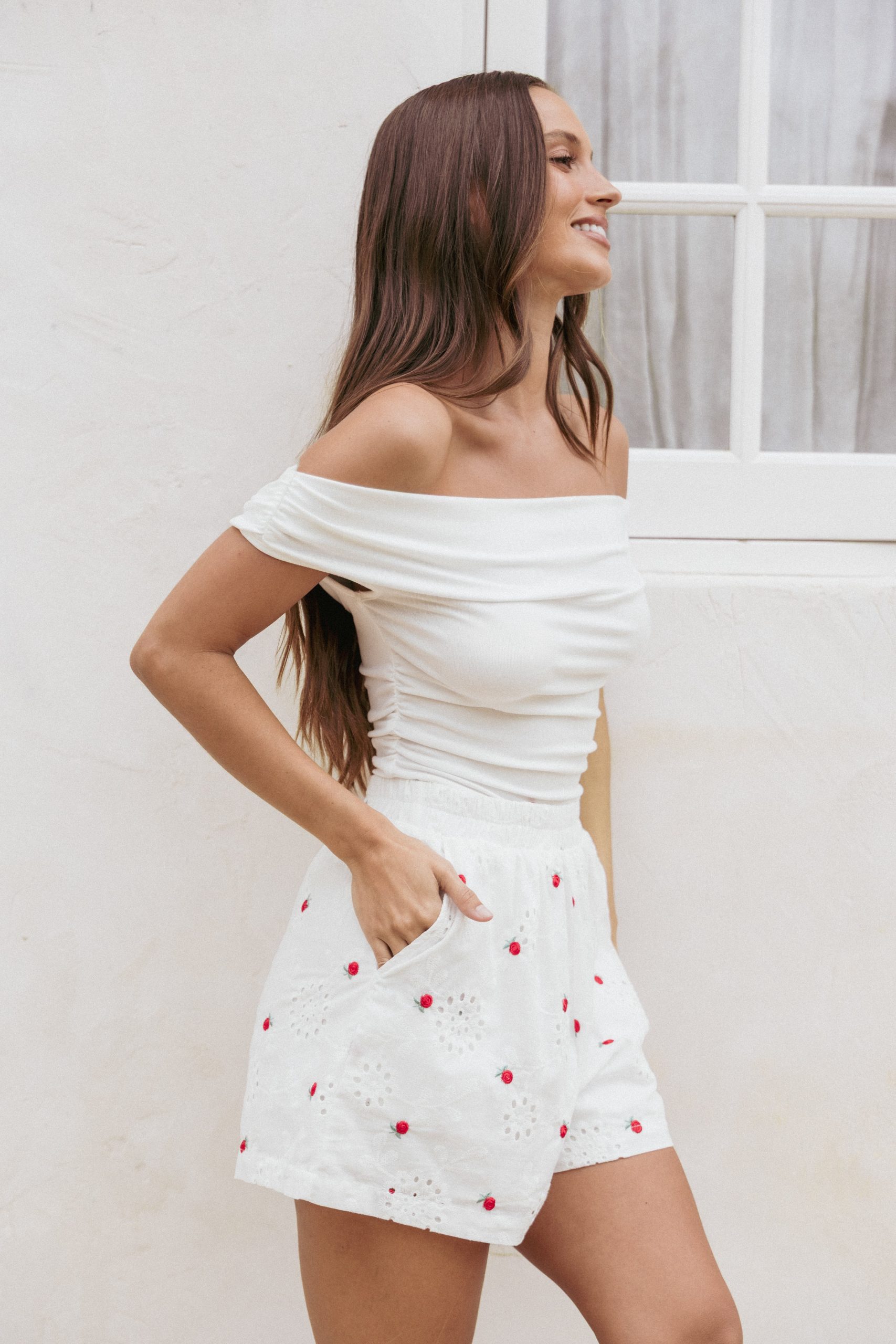 Aisha Shorts - White - Image 2