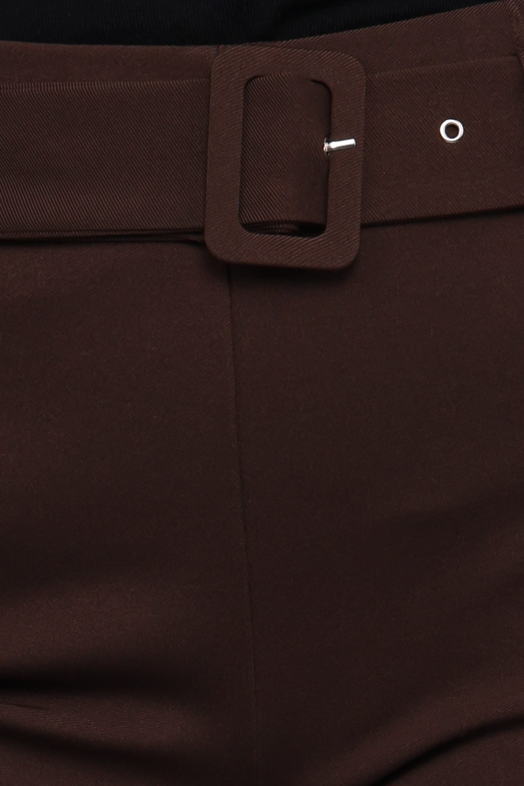 Benton Belted Pant - Brown - Image 5