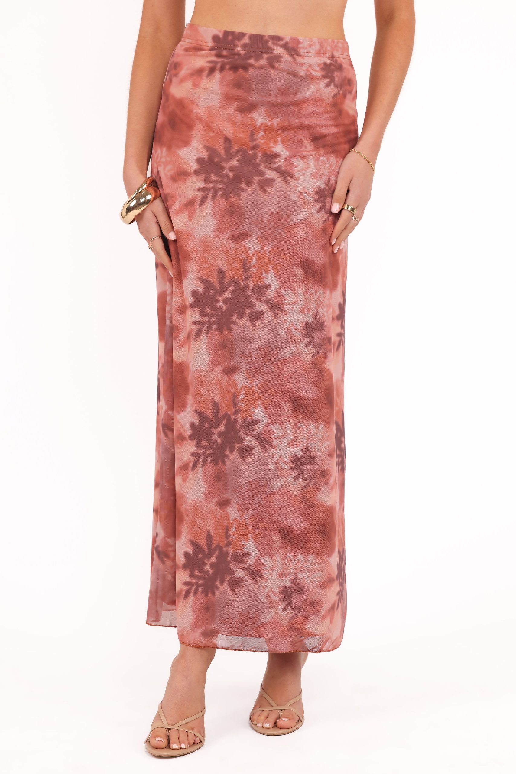 Bloise Maxi Skirt - Blurred Botanics - Image 3