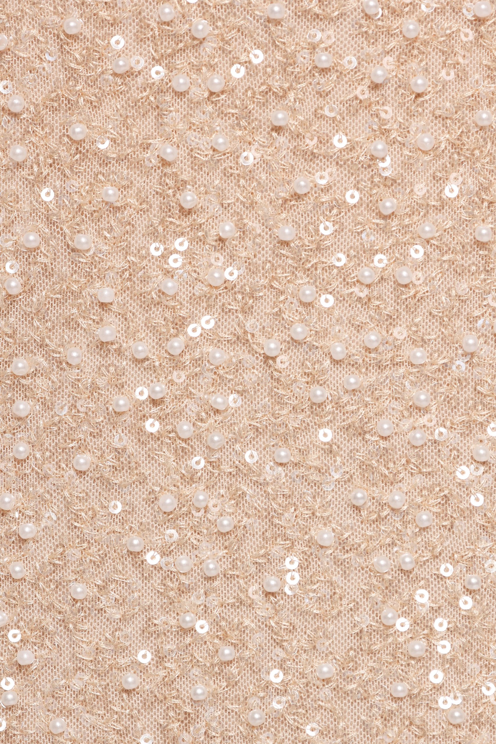 Briellia Sequin Midi Skirt - Champagne - Image 8