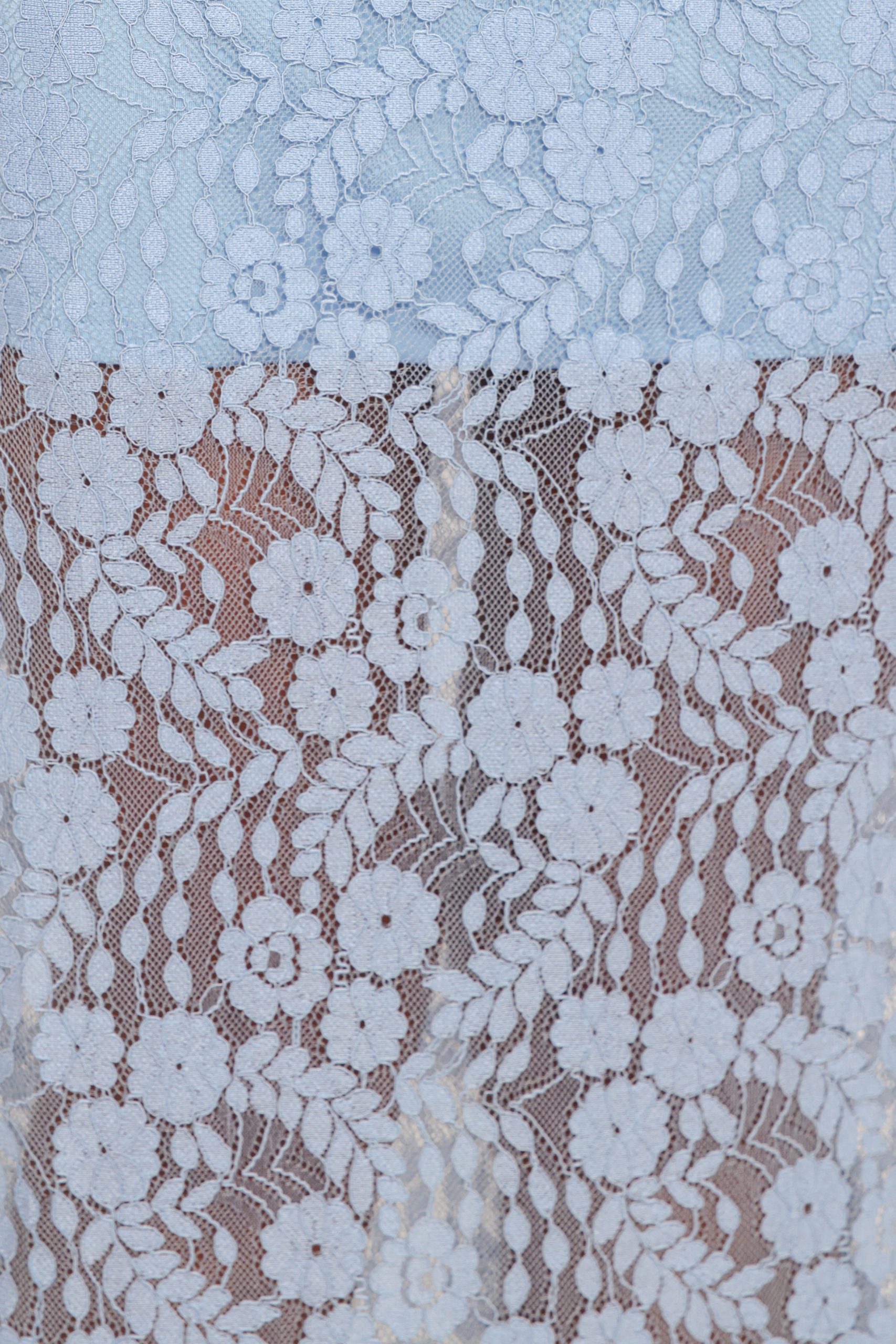 Brittany Lace Maxi Skirt - Blue - Image 6