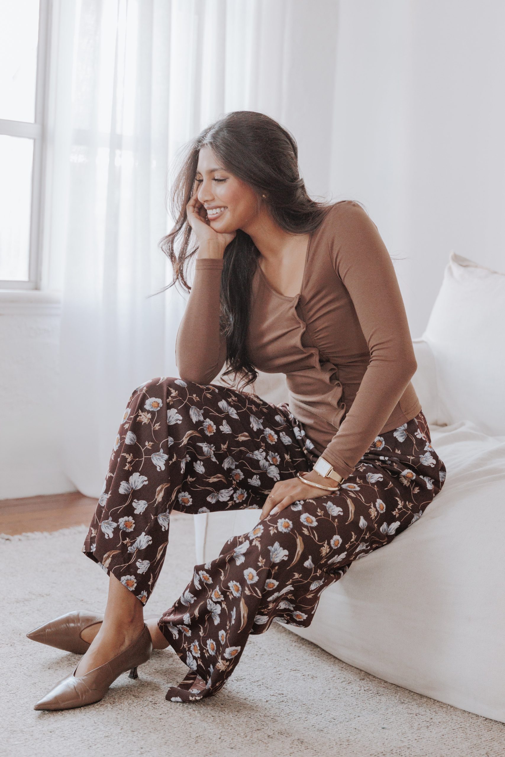 Calantha Wide Leg Pants - Fall Floral - Image 7