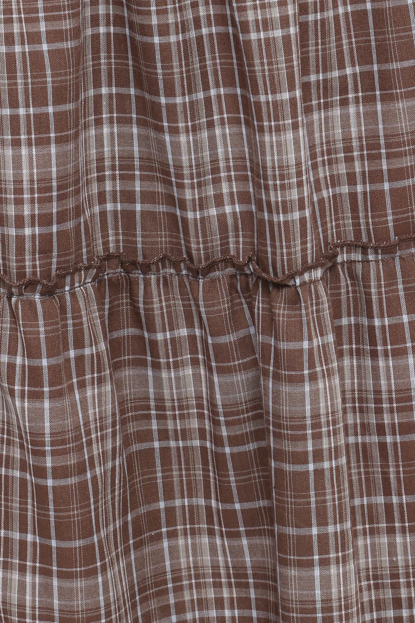 Campbell Tiered Maxi Skirt - Juno Check - Image 6