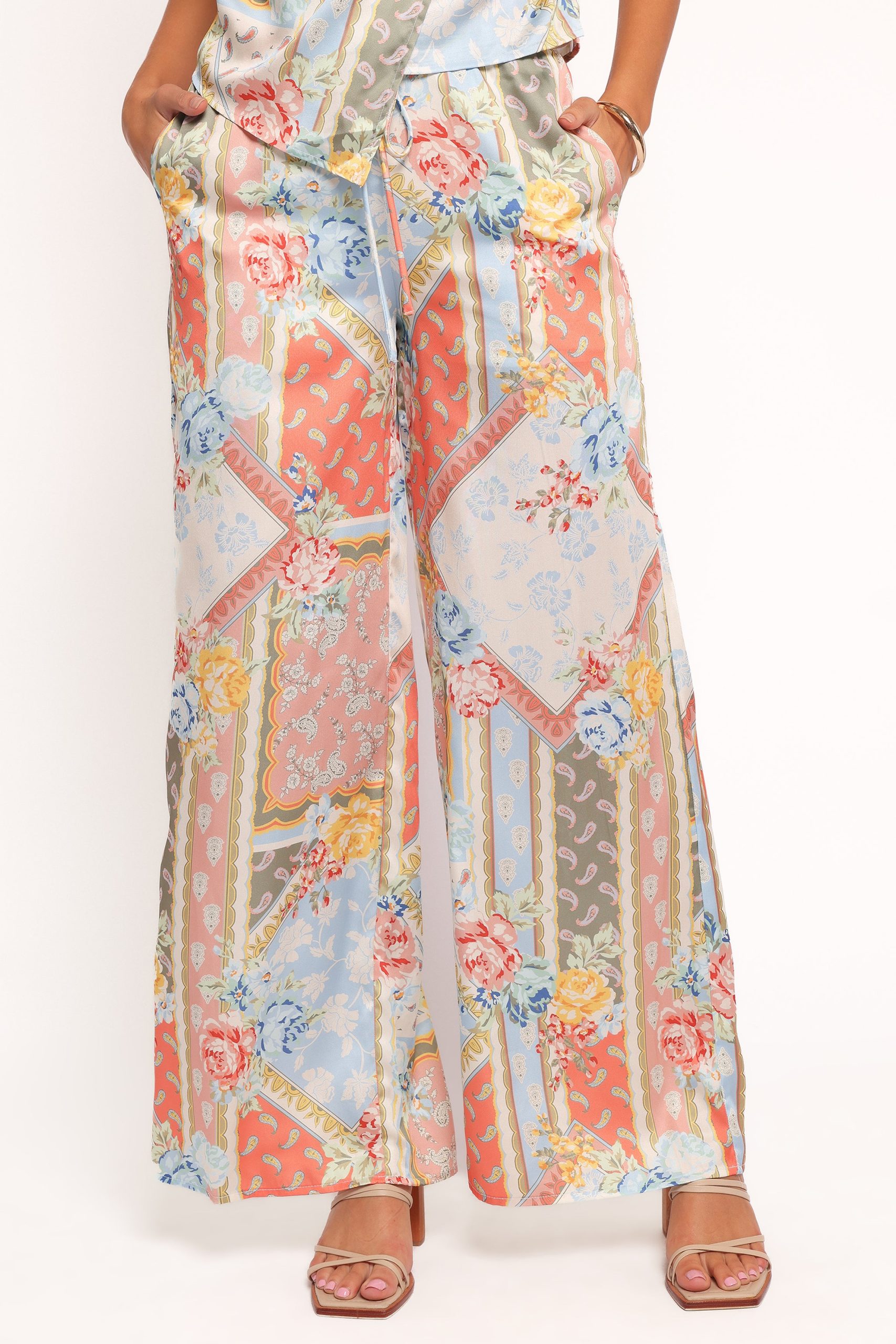 Charly Wide Leg Pant - Bel Air Rose - Image 2