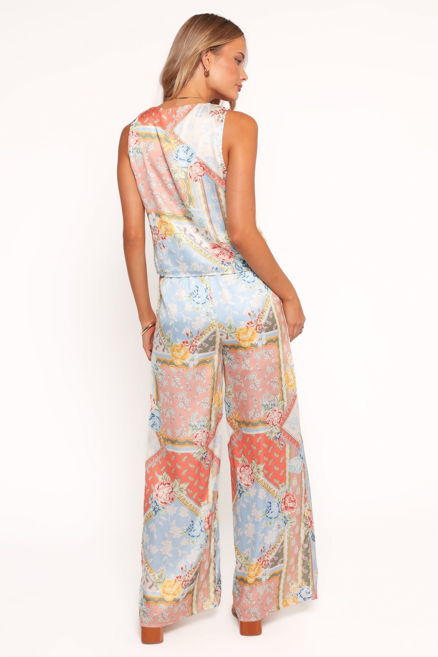 Charly Wide Leg Pant - Bel Air Rose - Image 3