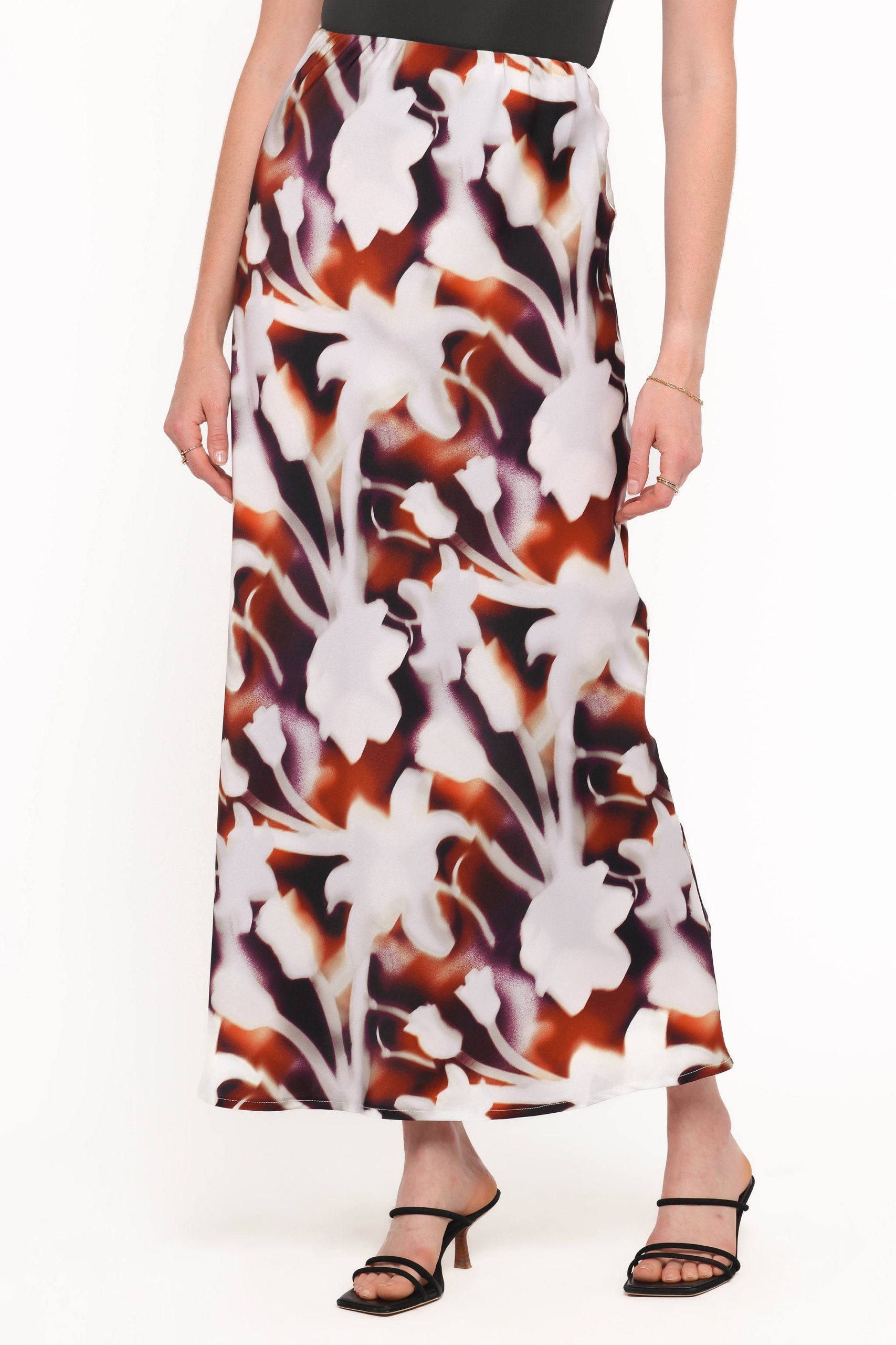 Cheryl Maxi Skirt - Blurred Floral - Image 2