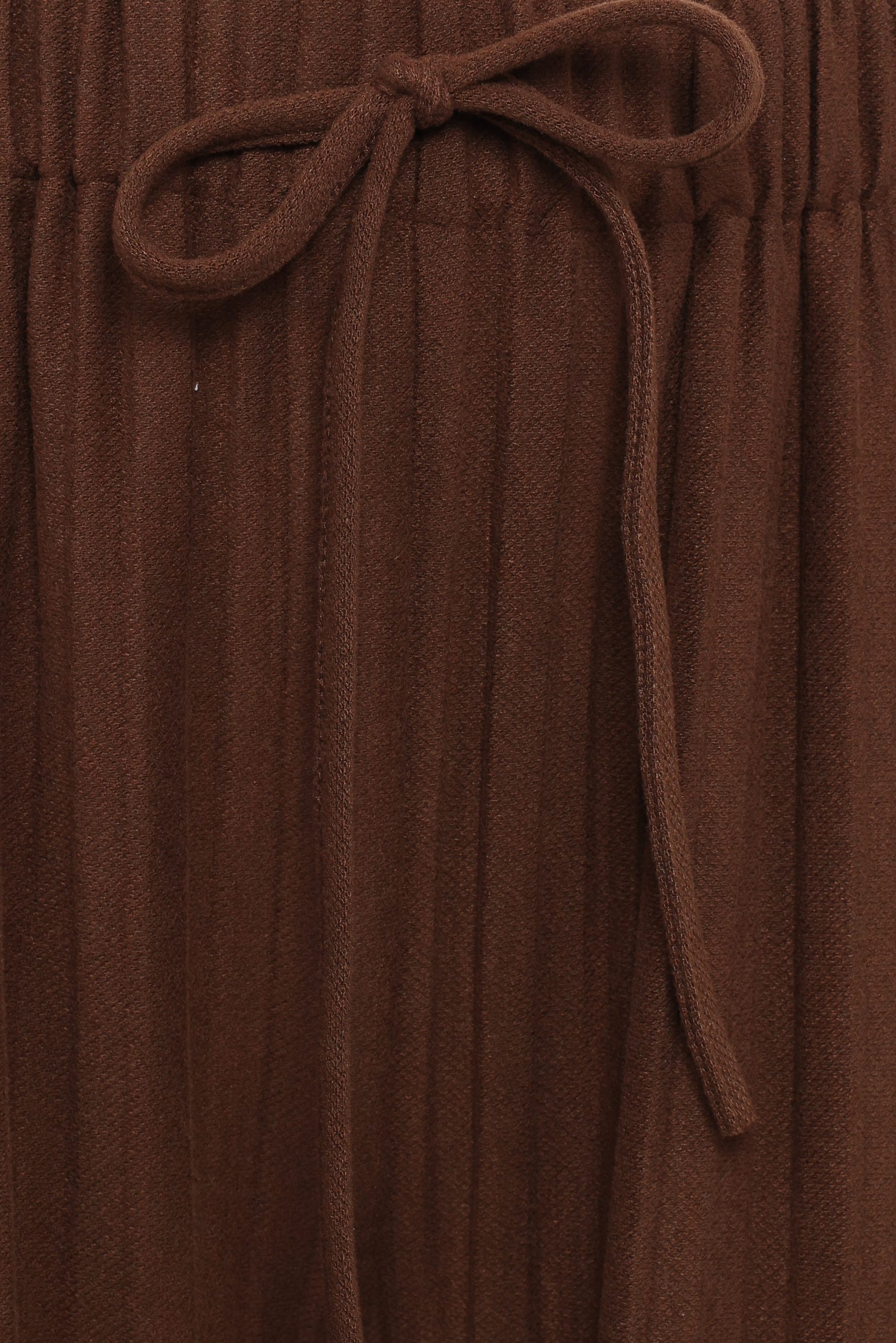 Davis Pleated Knit Pant - Brown - Image 6