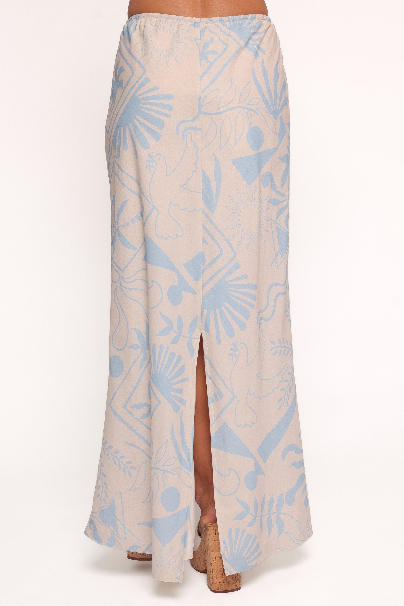 Elena Maxi Skirt - Blue Soleil - Image 5