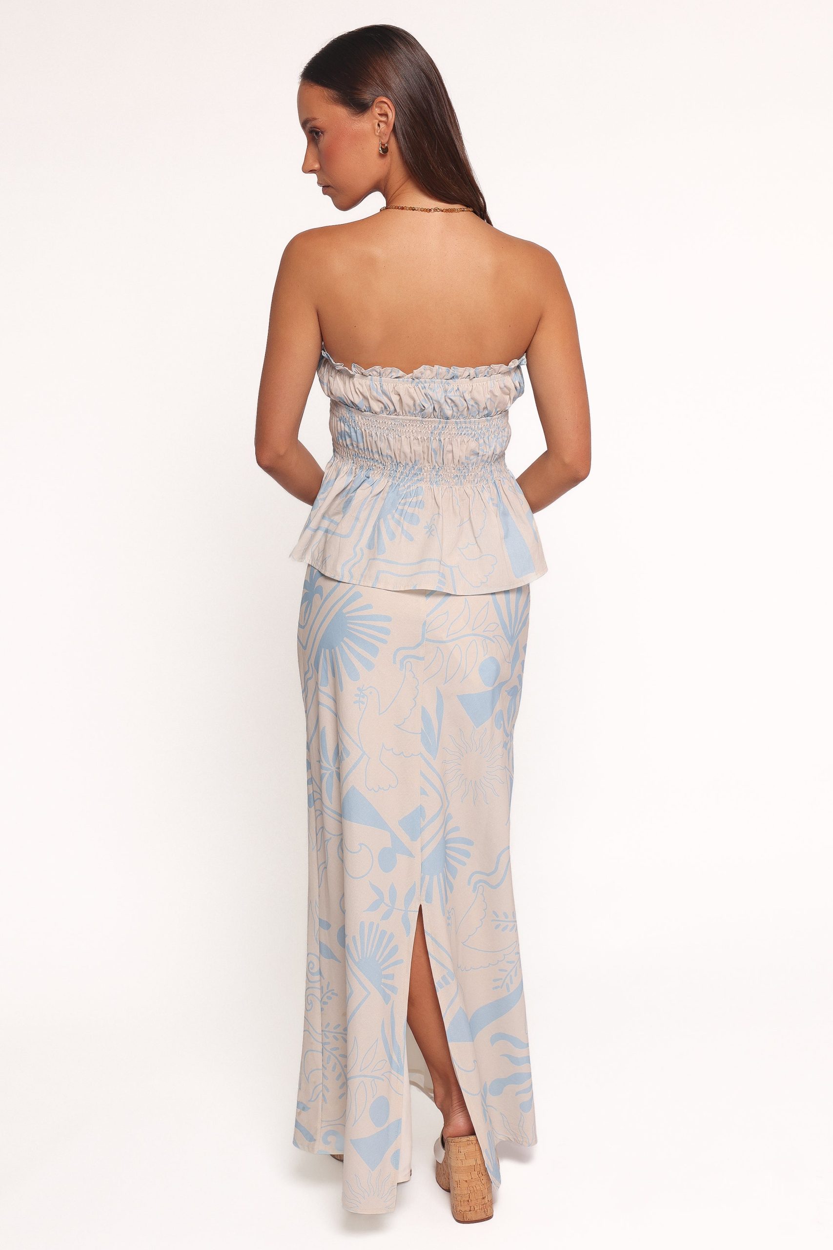 Elena Maxi Skirt - Blue Soleil - Image 4