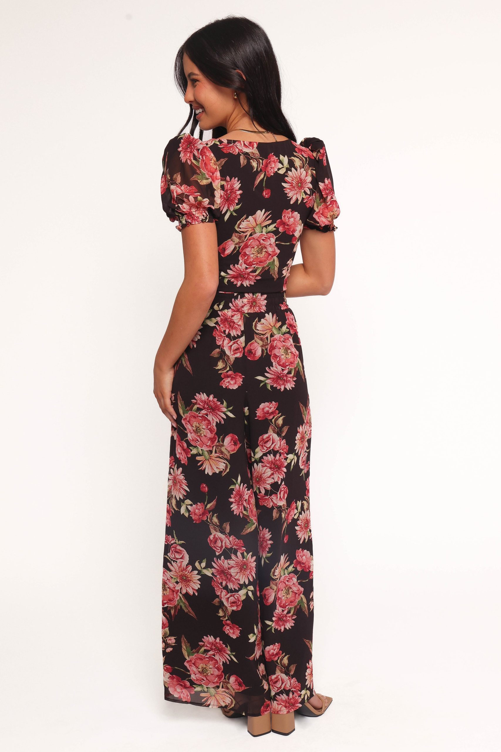 Estie Pants - Black Floral - Image 3
