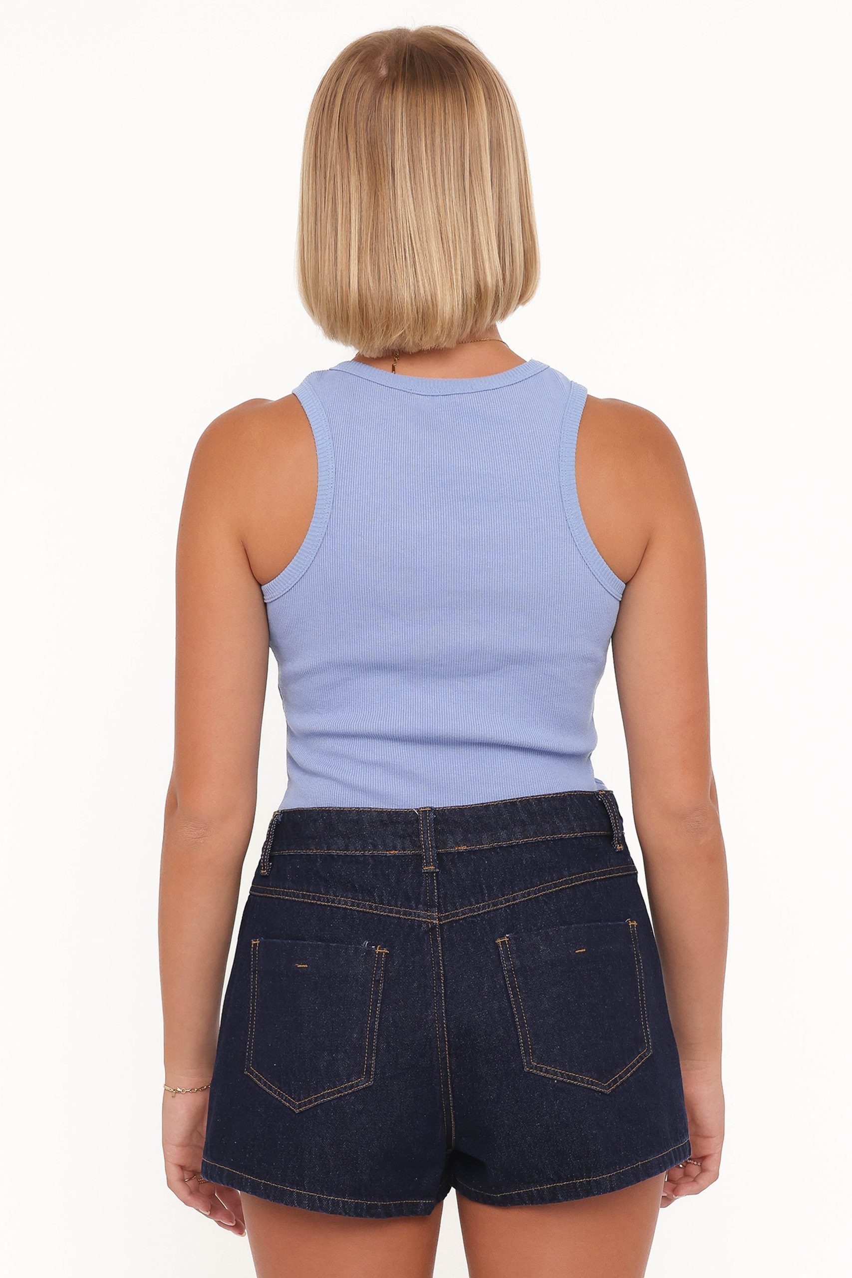 Evanna Denim Skort - Dark Wash - Image 5