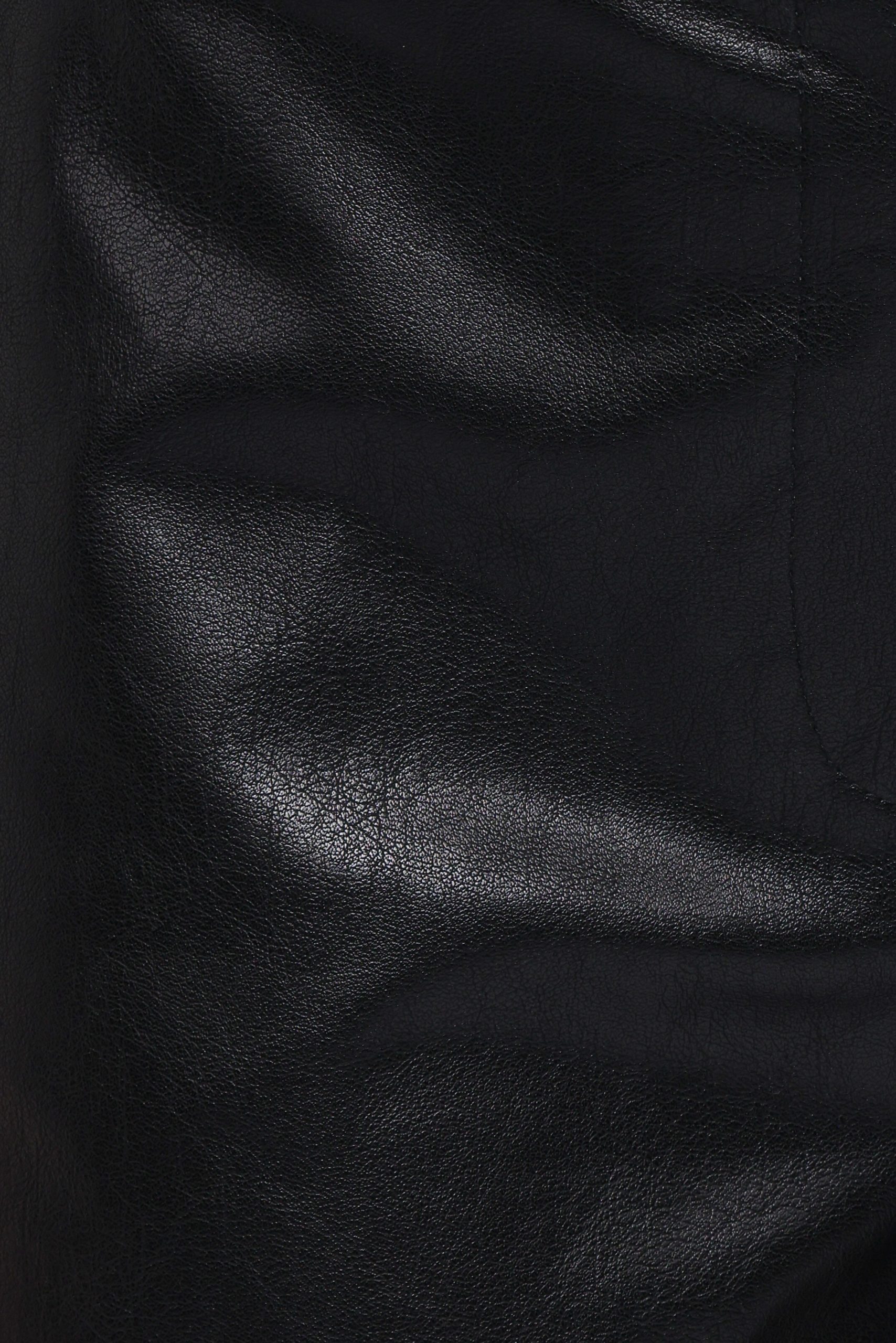 Fable Leather Shorts - Black - Image 7