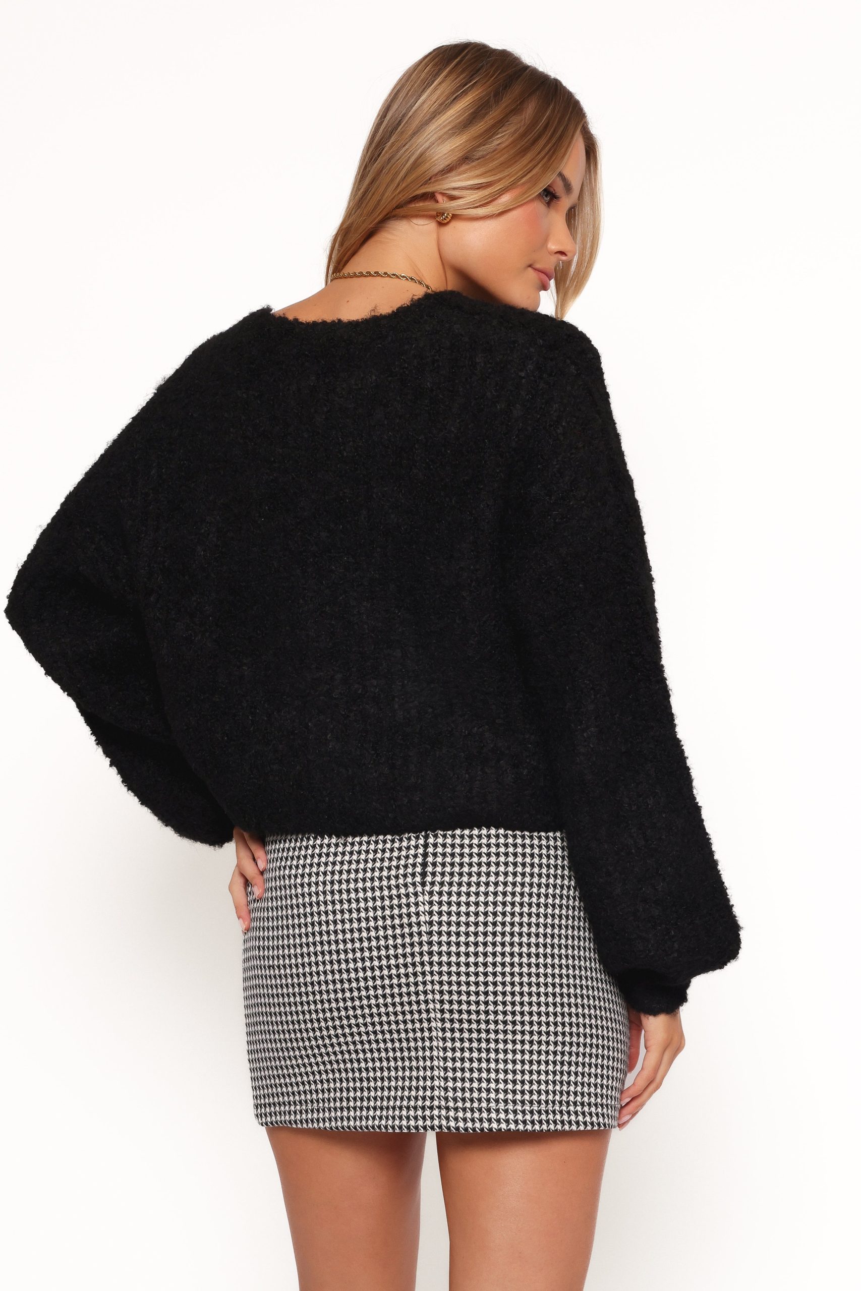Falo Mini Skirt - Black Cream - Image 5