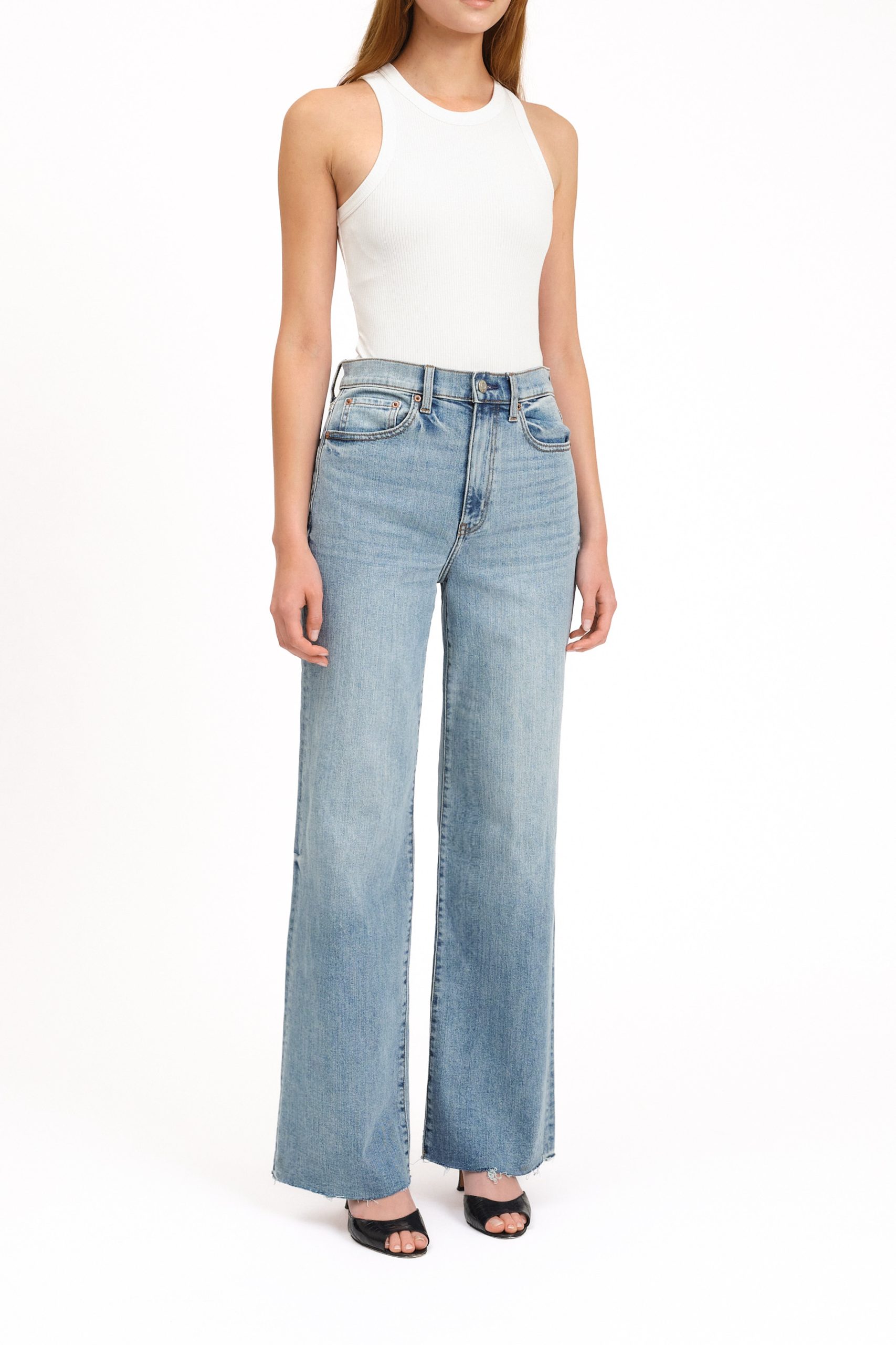 Far Out Wide Leg Jean - Fools Gold - Image 4