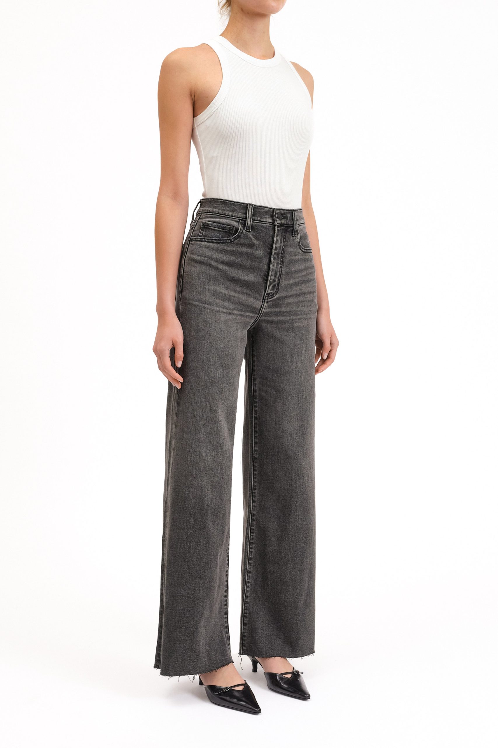 Far Out Wide Leg Jean - Milky Way - Image 2