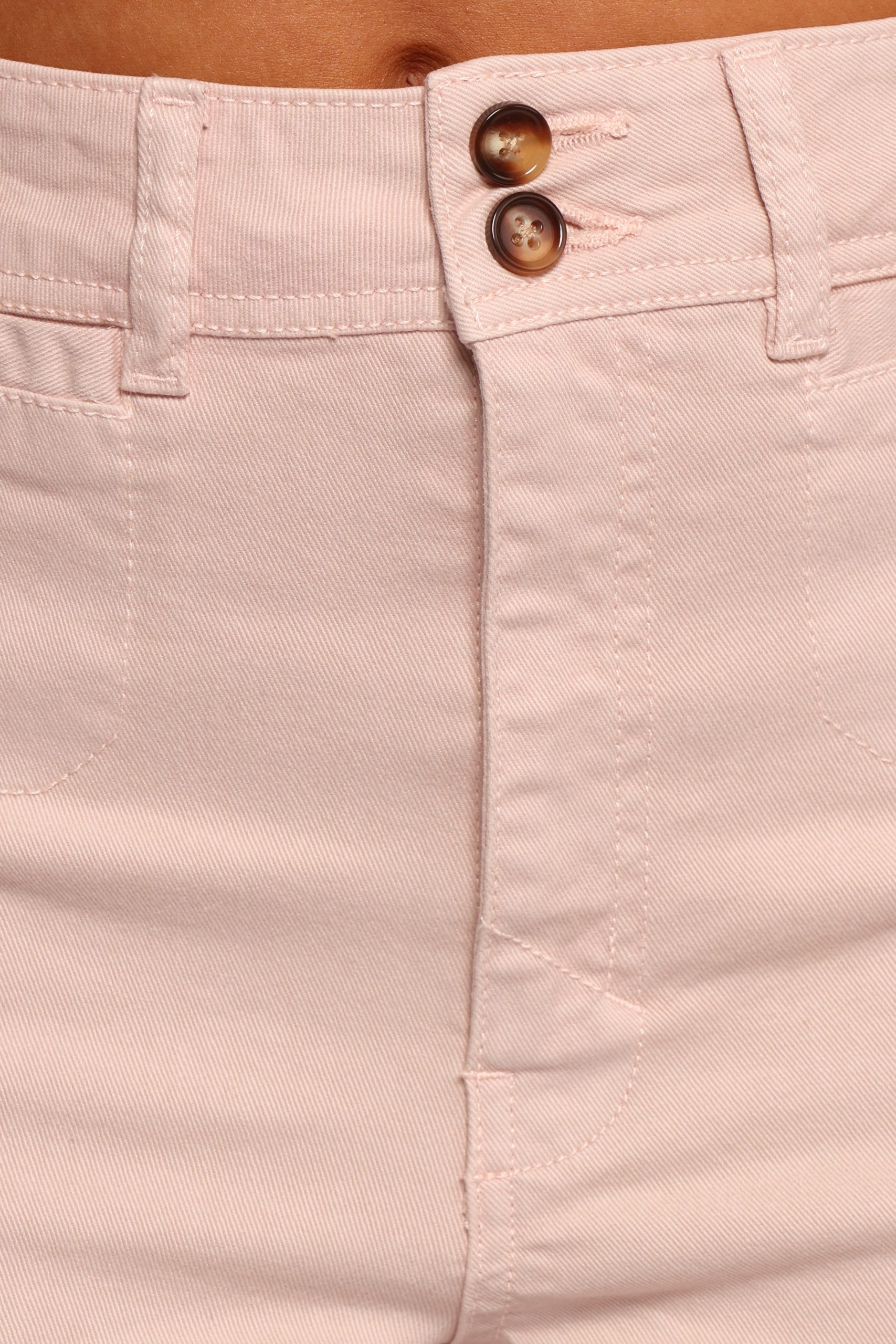 Gemma Cropped Wide Leg Jeans - Sepia Rose - Image 6