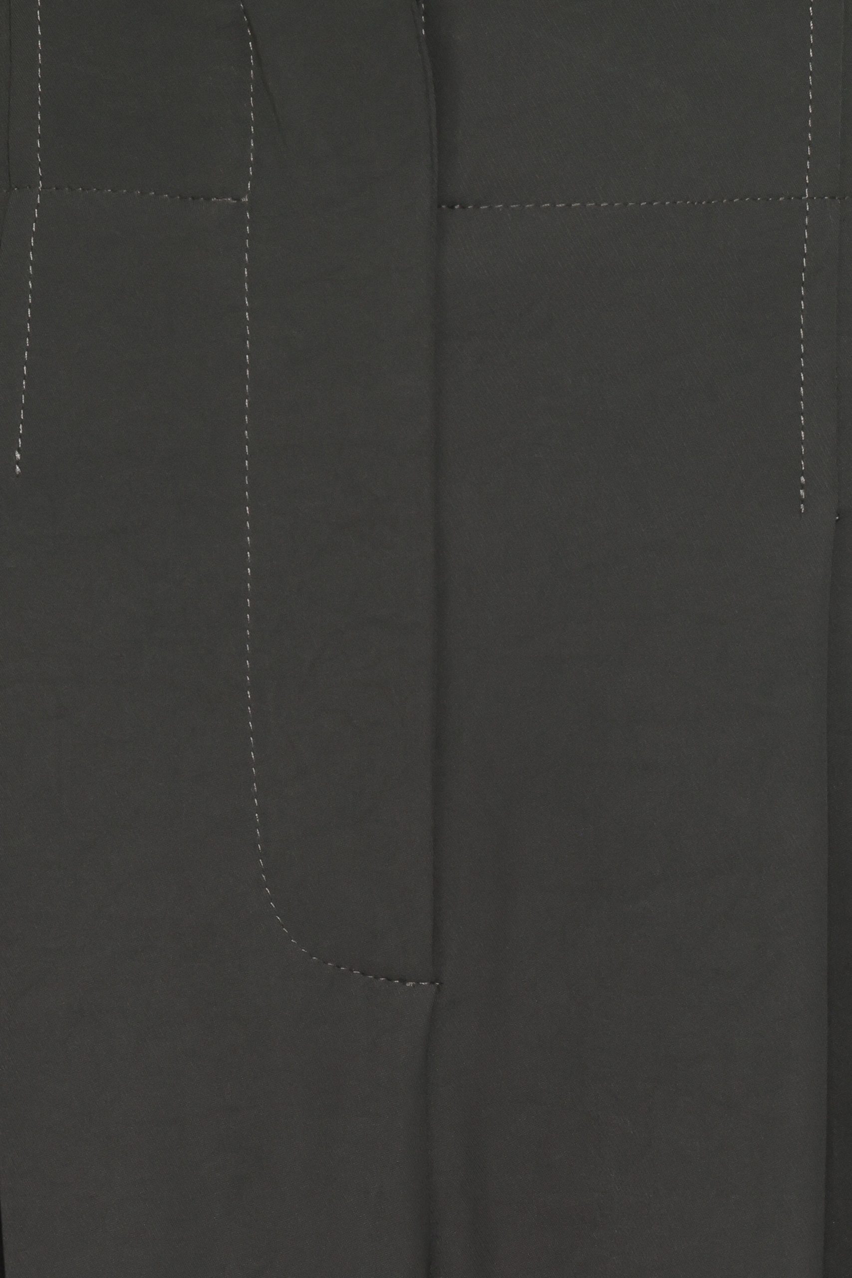 Hayden Pleated Wide Leg Pant - Dark Olive - Image 5