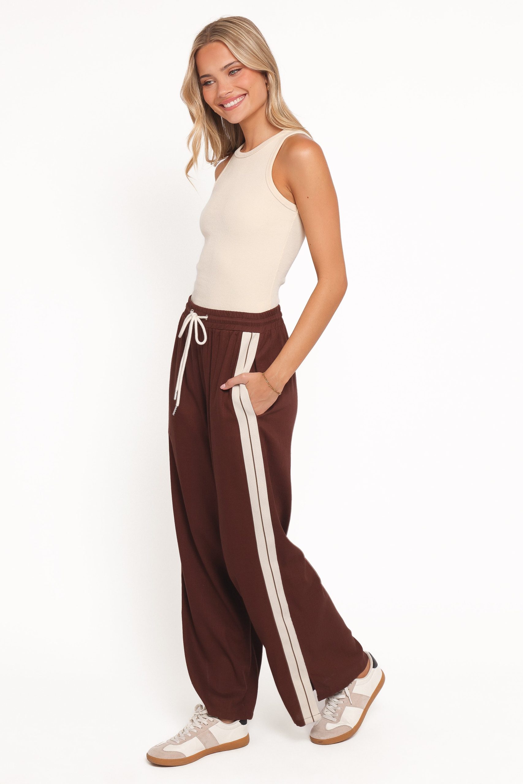 Hvar Track Pant - Brown - Image 3