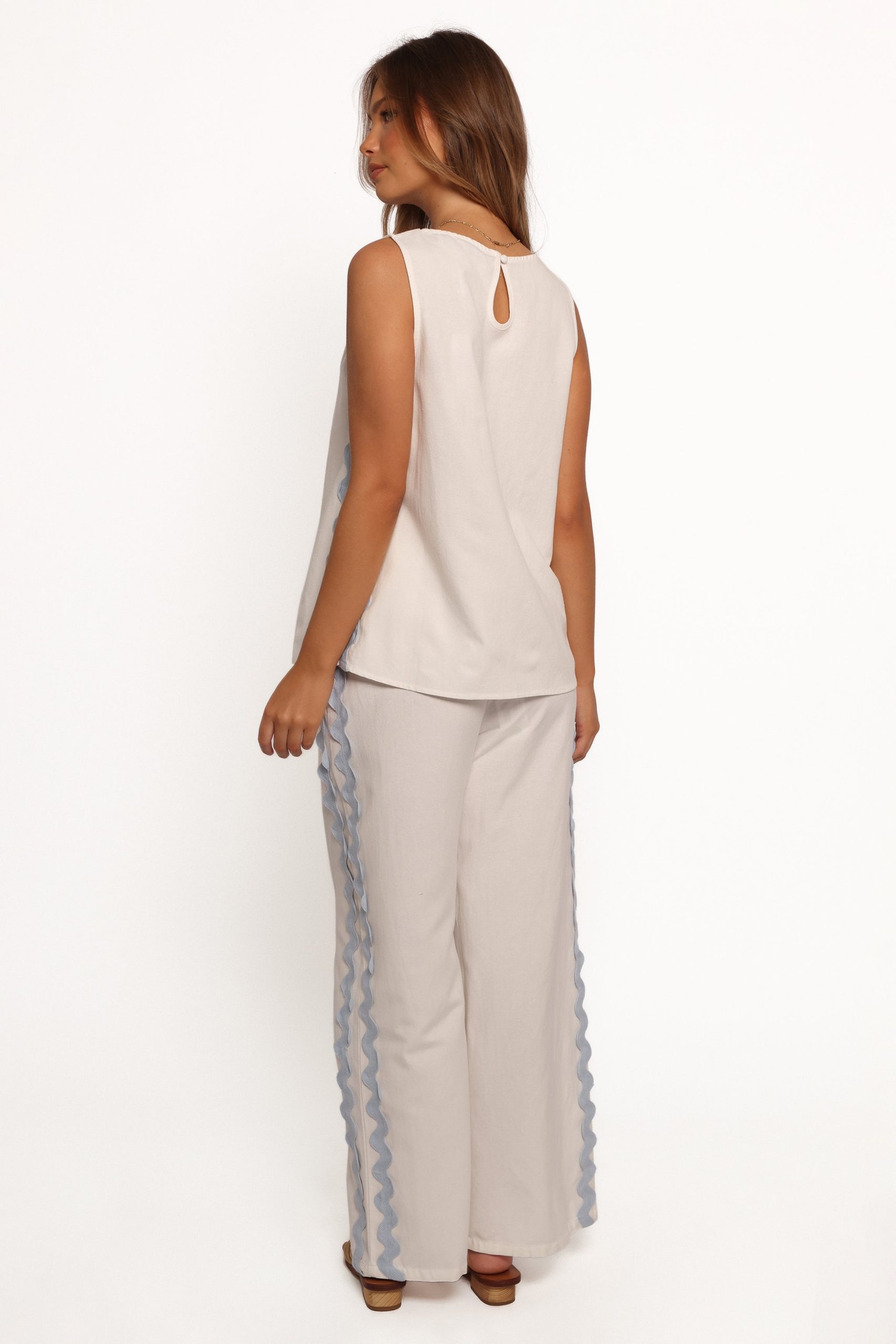 Jasinta Pants - Cream Blue - Image 6