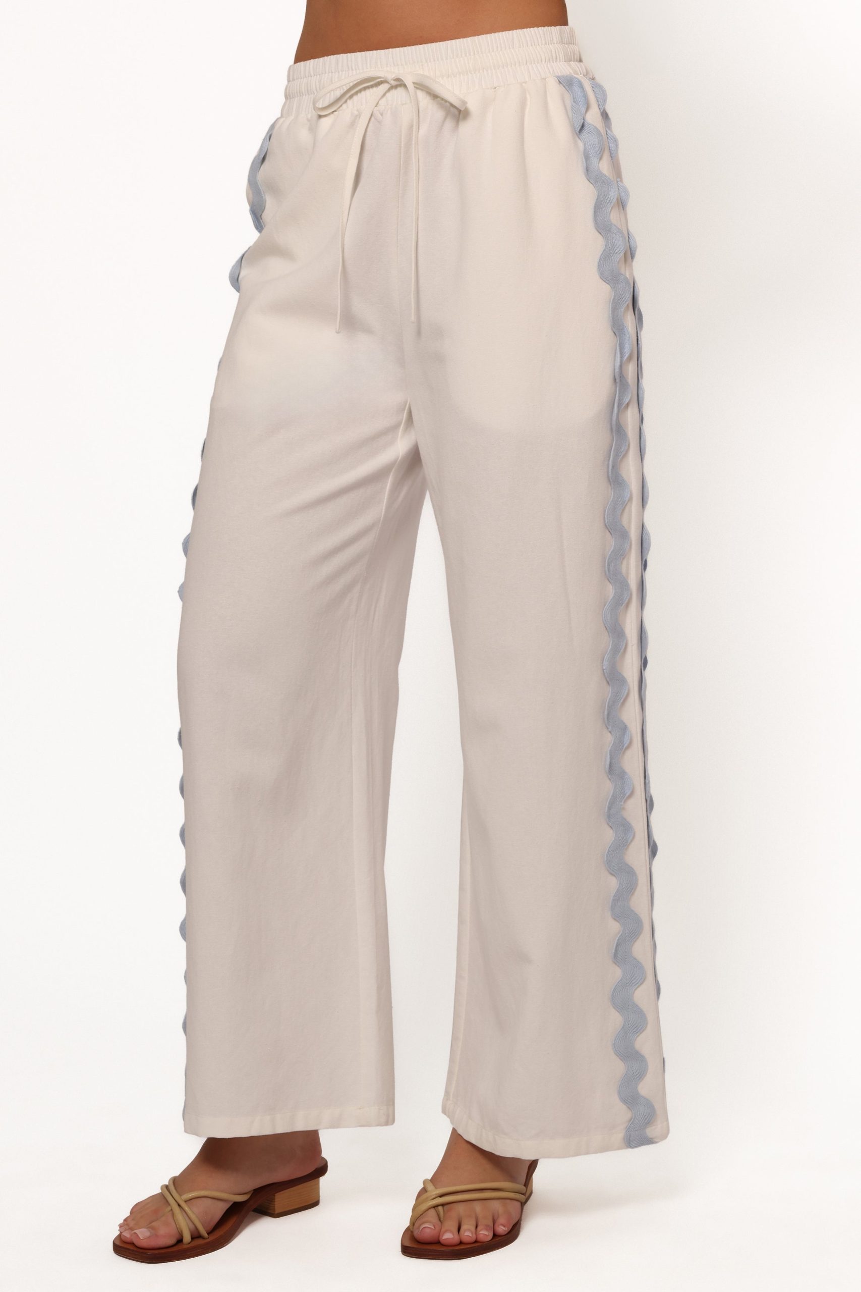 Jasinta Pants - Cream Blue - Image 2
