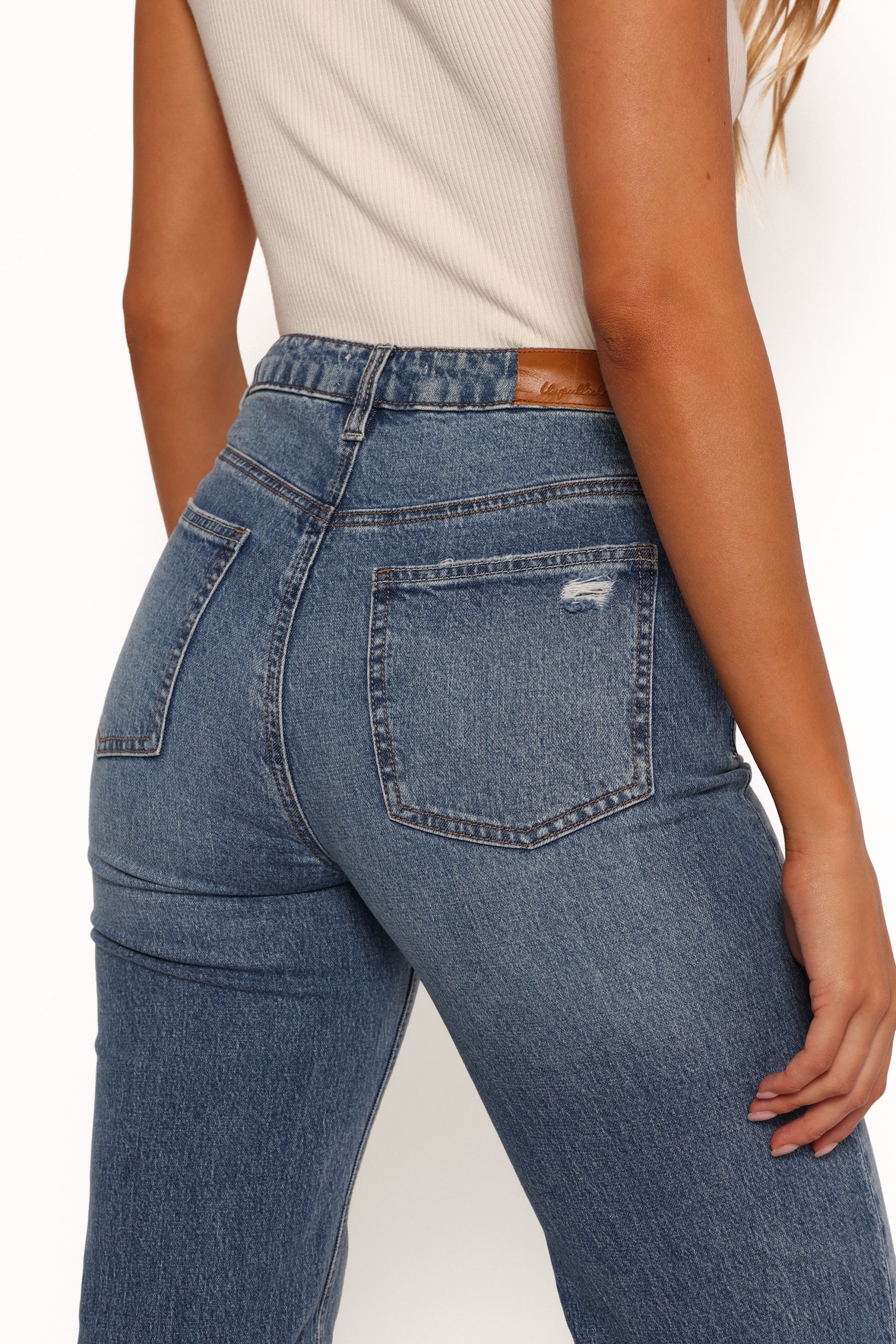 Jolene Wide Leg Jeans - Reflecting - Image 8