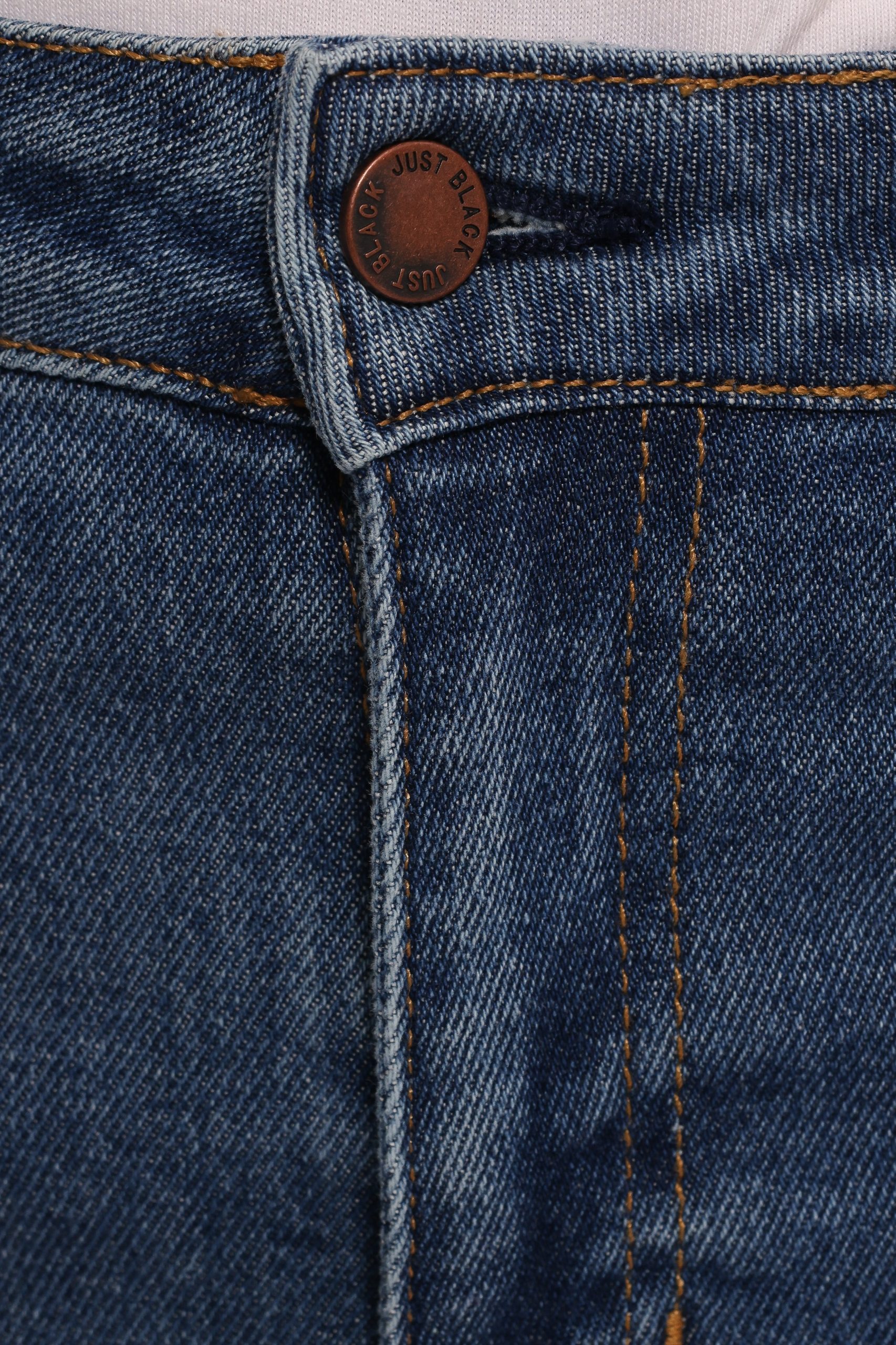 Just Black Uncut Straight Leg Jean - Dark Denim - Image 6