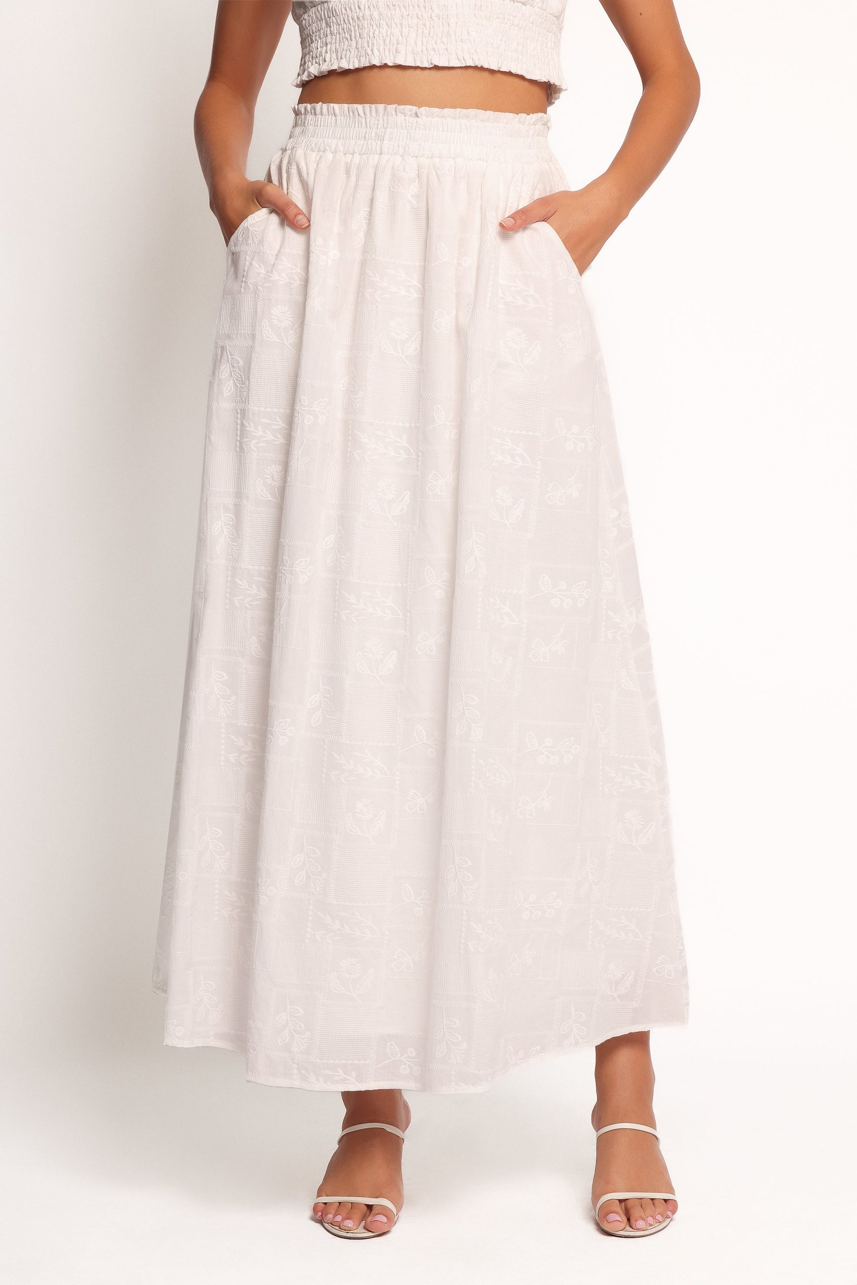 Kimora Maxi Skirt - White - Image 3