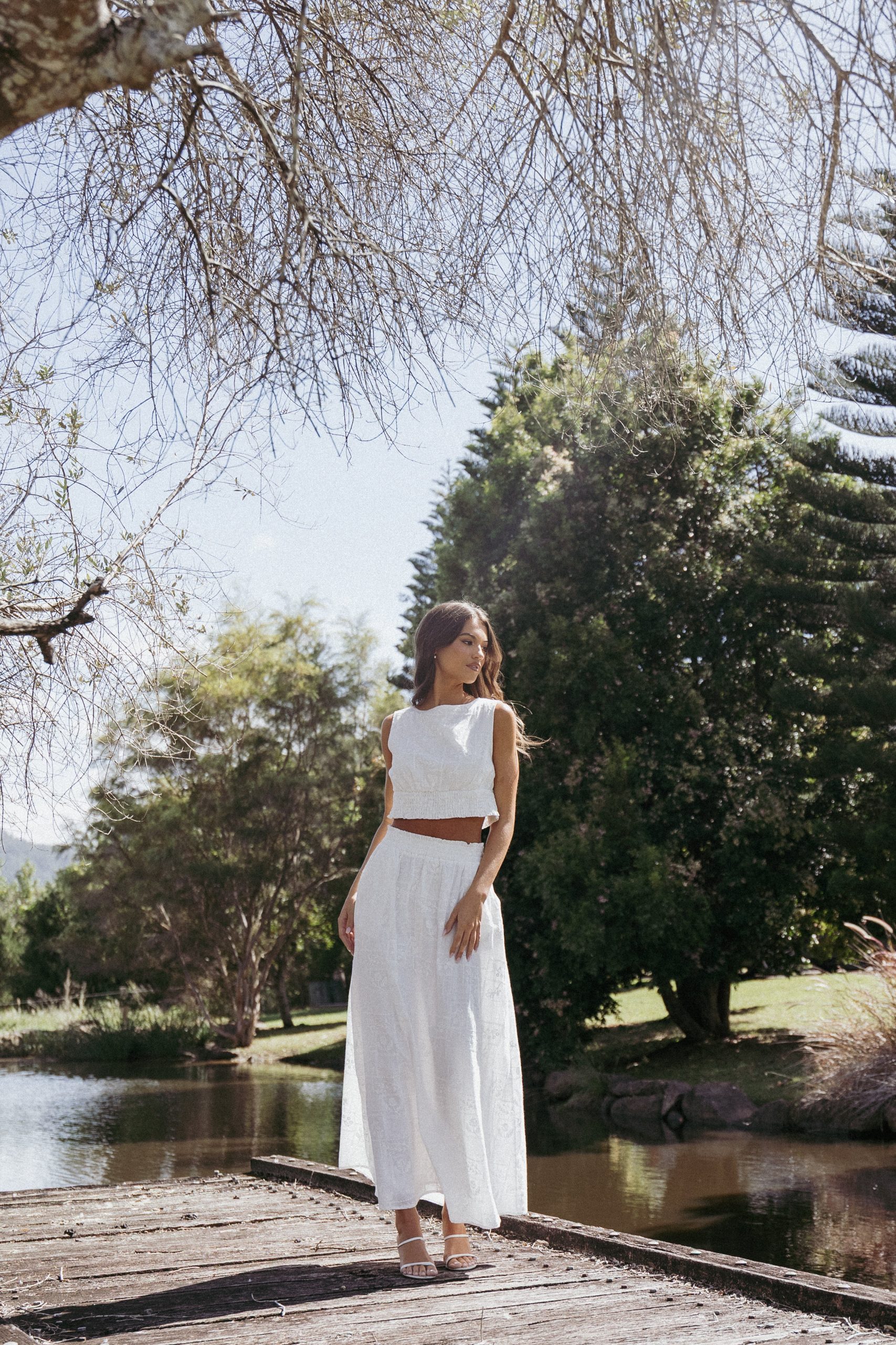 Kimora Maxi Skirt - White - Image 7