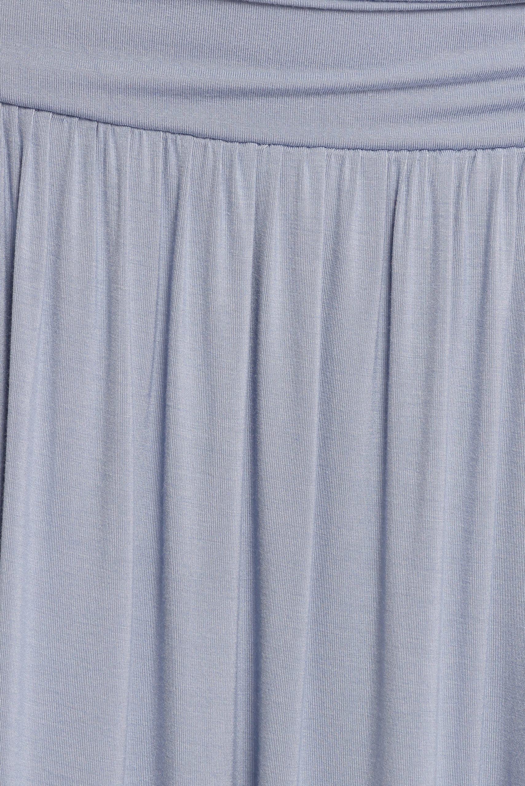 Lavia Ruched Knit Maxi Skirt - Soft Blue - Image 6