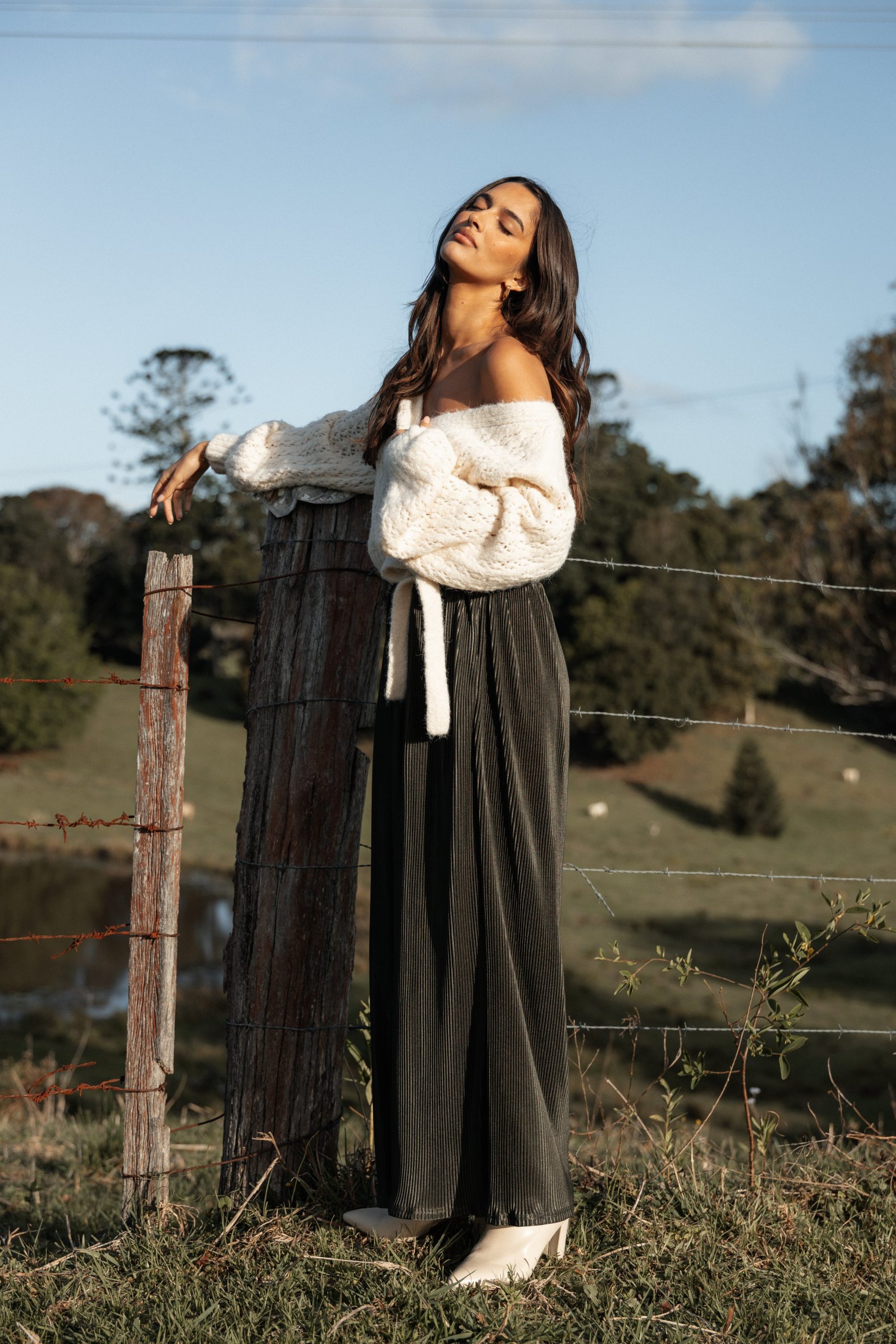 Leria Wide Pant - Olive - Image 10