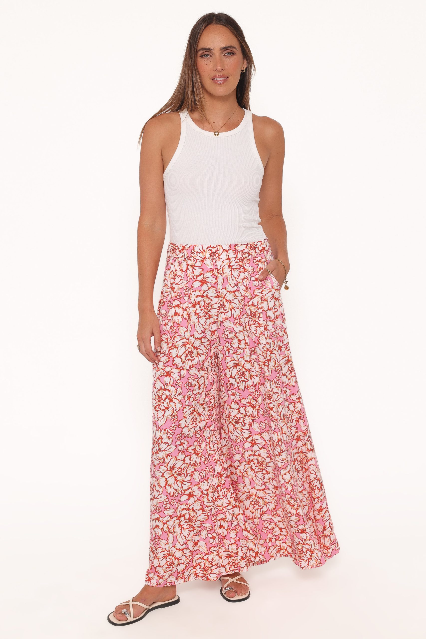 Lessie Pants - Pink Floral - Image 5