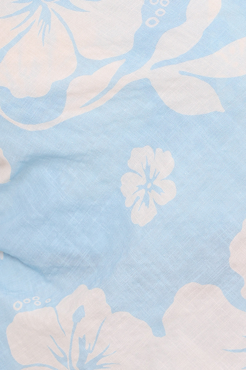 Lourdes Wide Leg Pant - Blue Hibiscus - Image 5