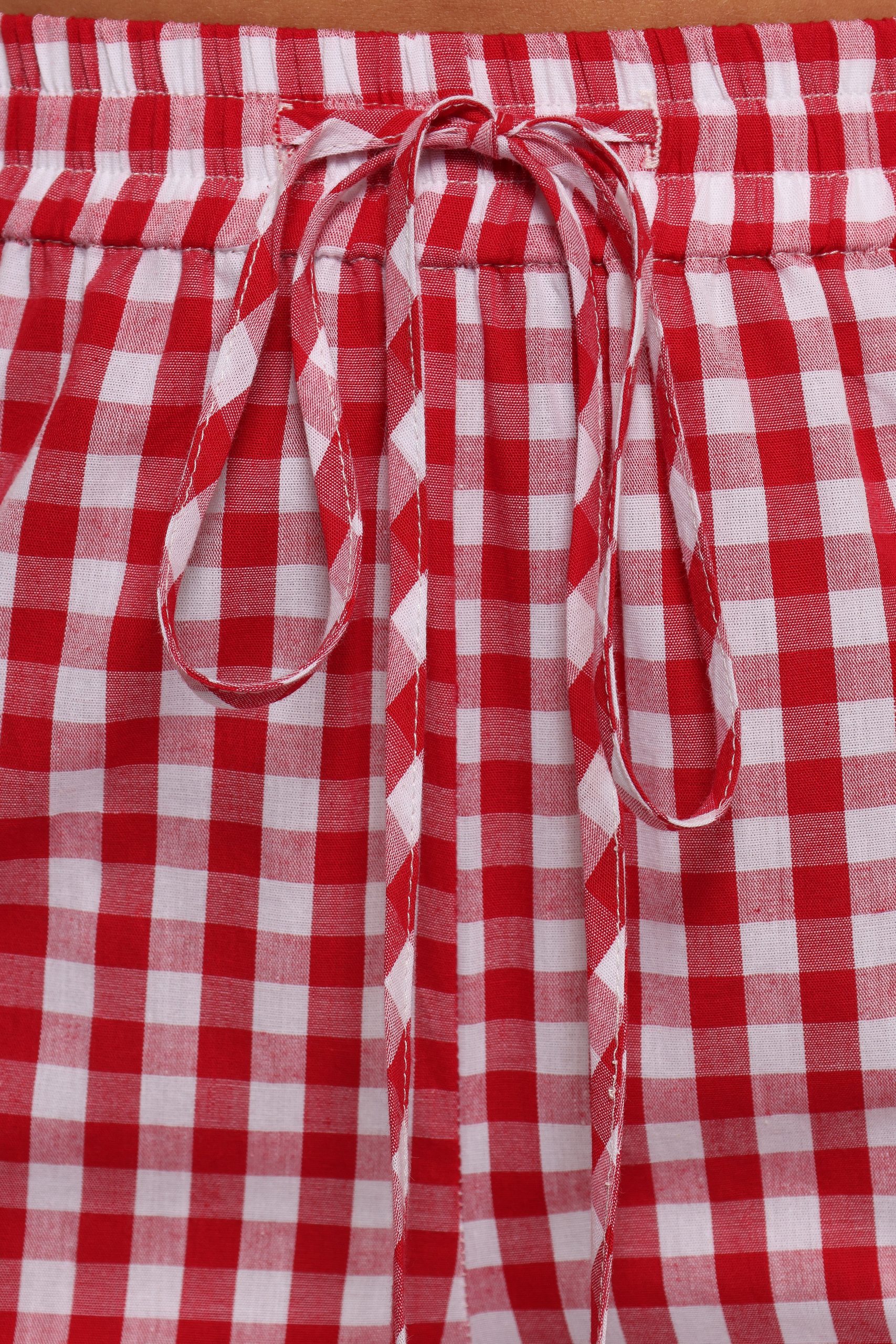 Marina Pant - Red Gingham - Image 8