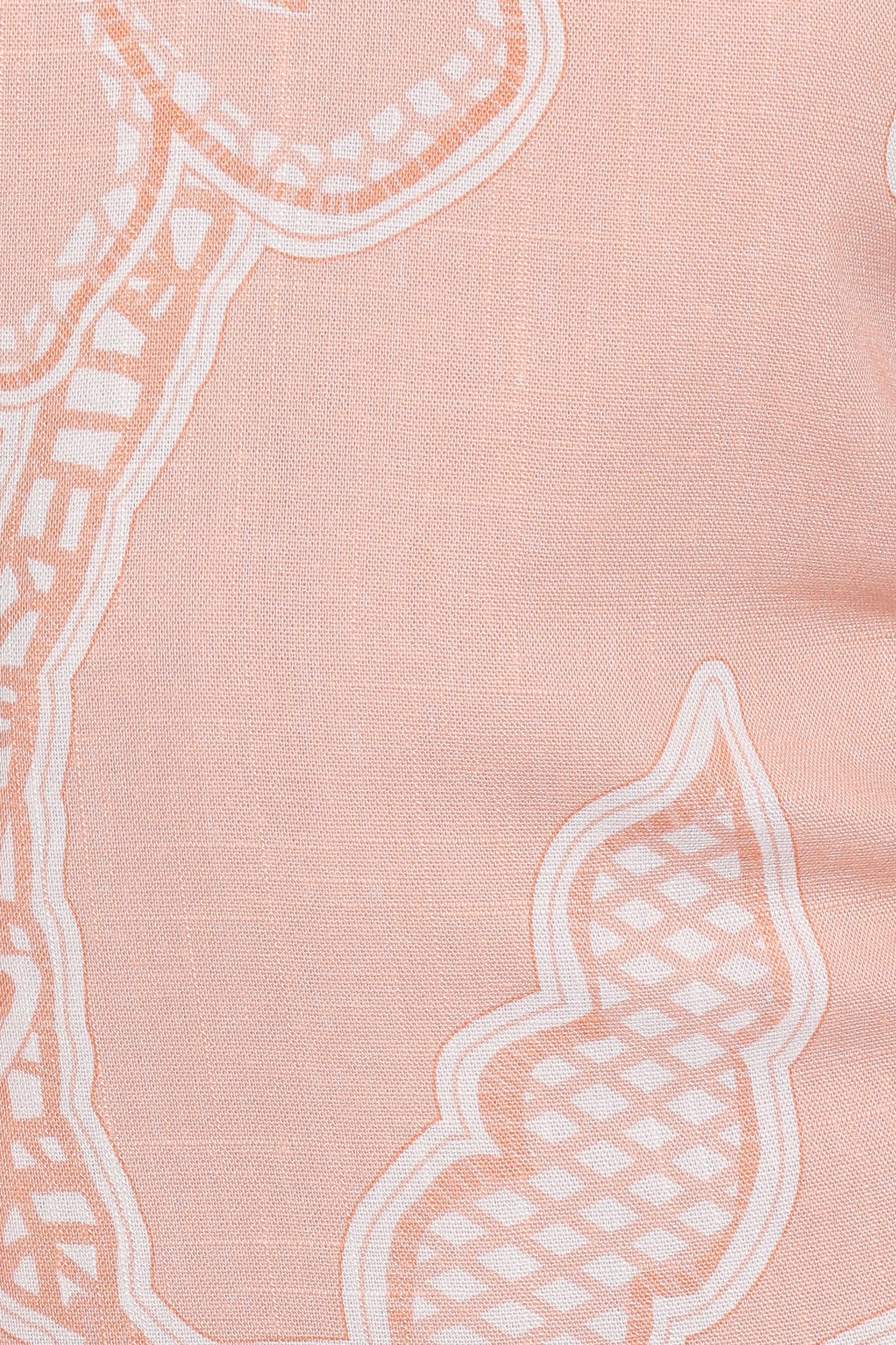 Marissa Maxi Skirt - Peach Floral - Image 7