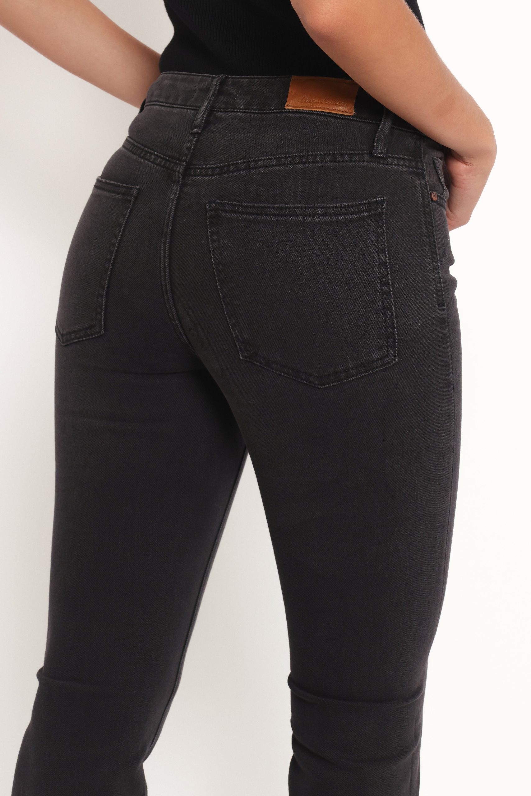 Marlow Mid Rise Crop Flare Jeans - Psych - Image 8