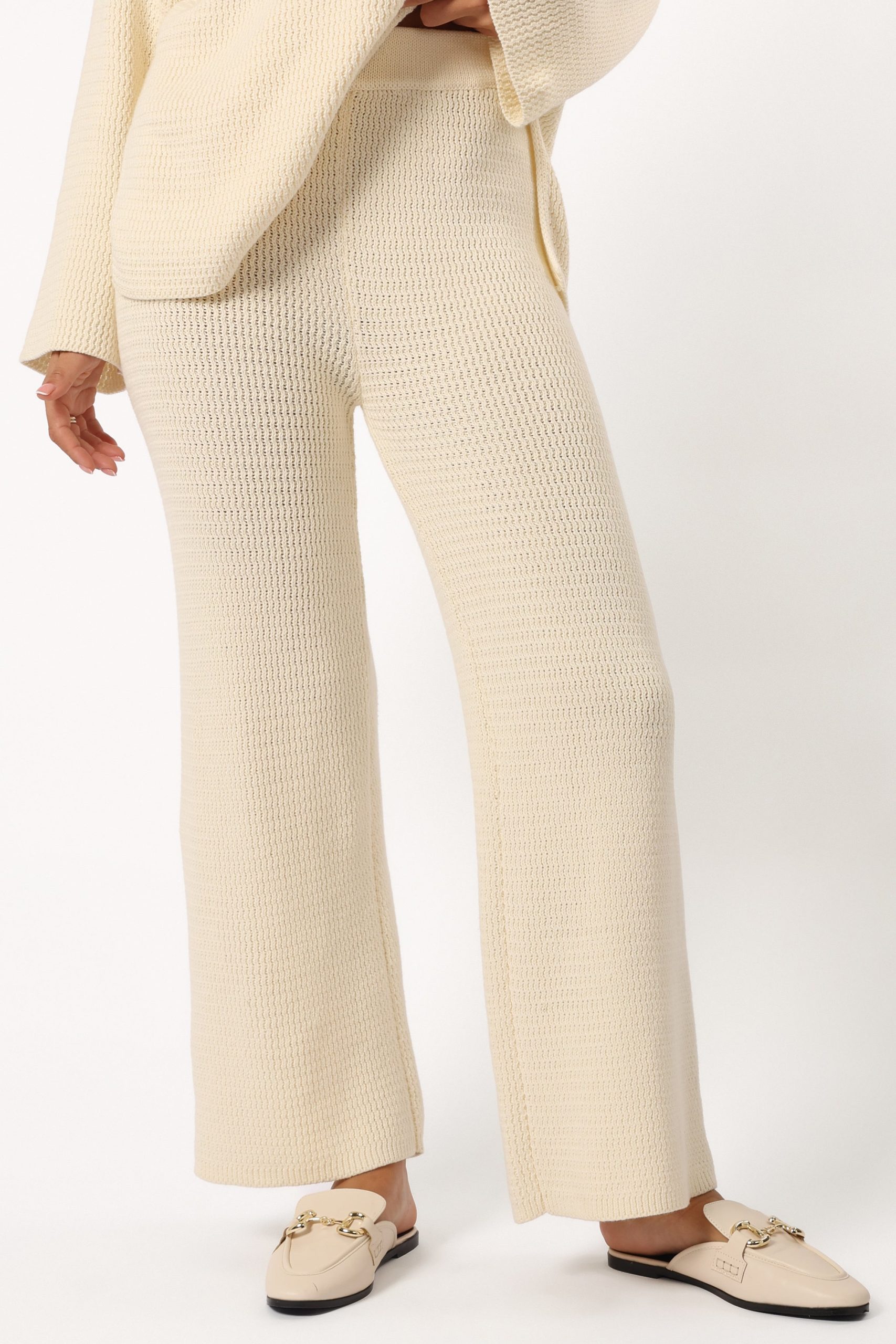McKinley Knit Pant - Cream - Image 6
