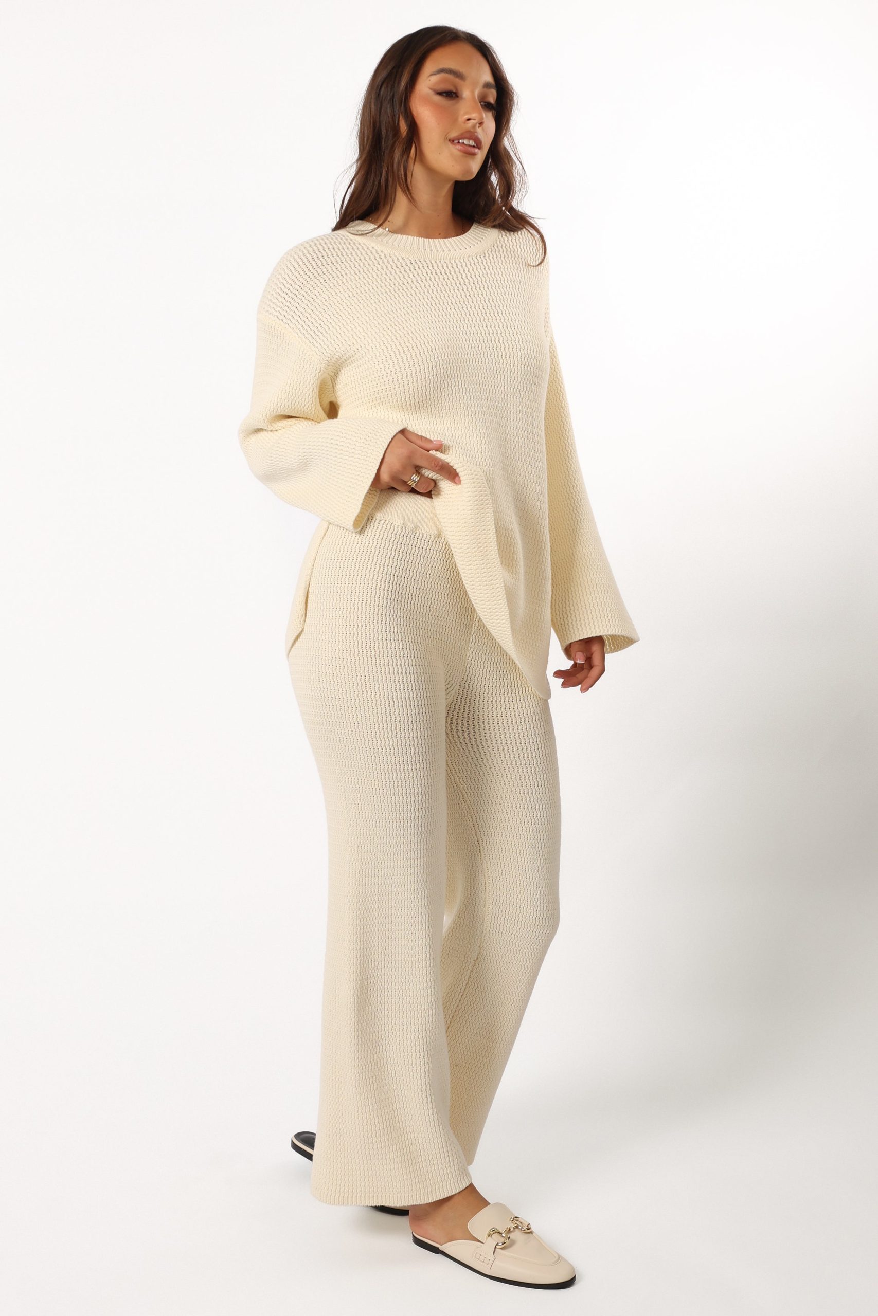McKinley Knit Pant - Cream - Image 8