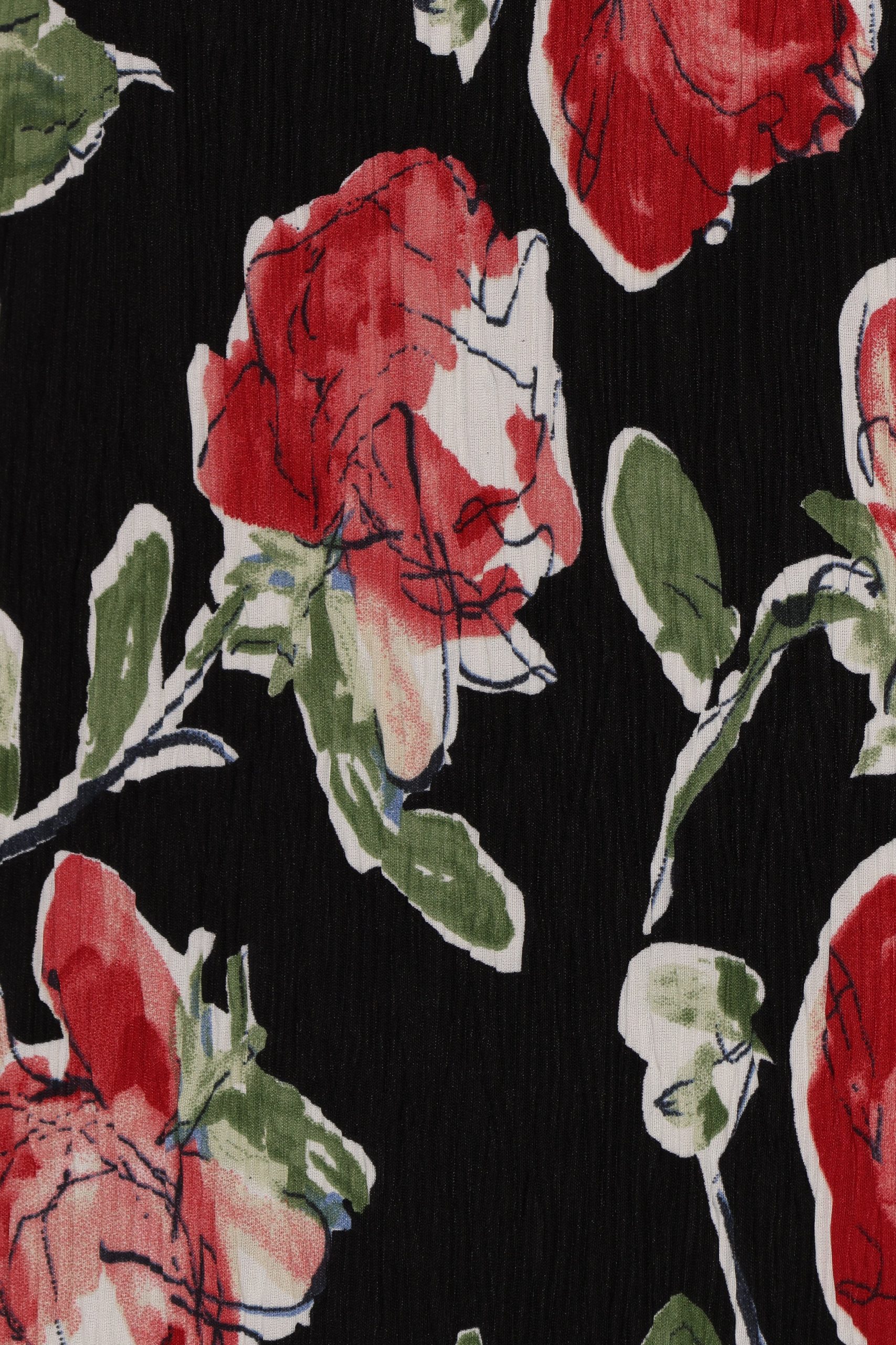 Minelli Pleat Midi Skirt - Black Rose - Image 8