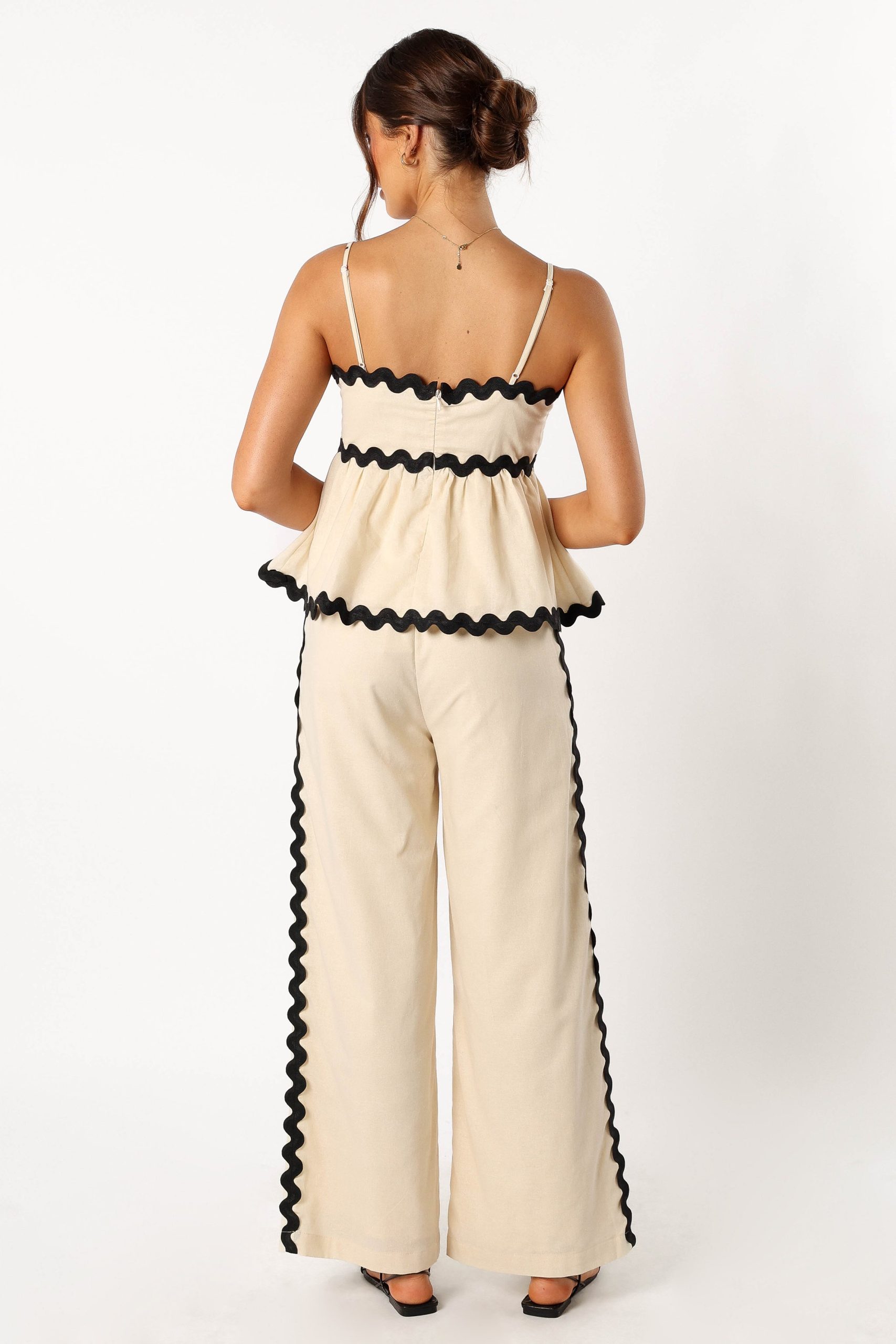 Mollymook Pants - Cream Black - Image 6