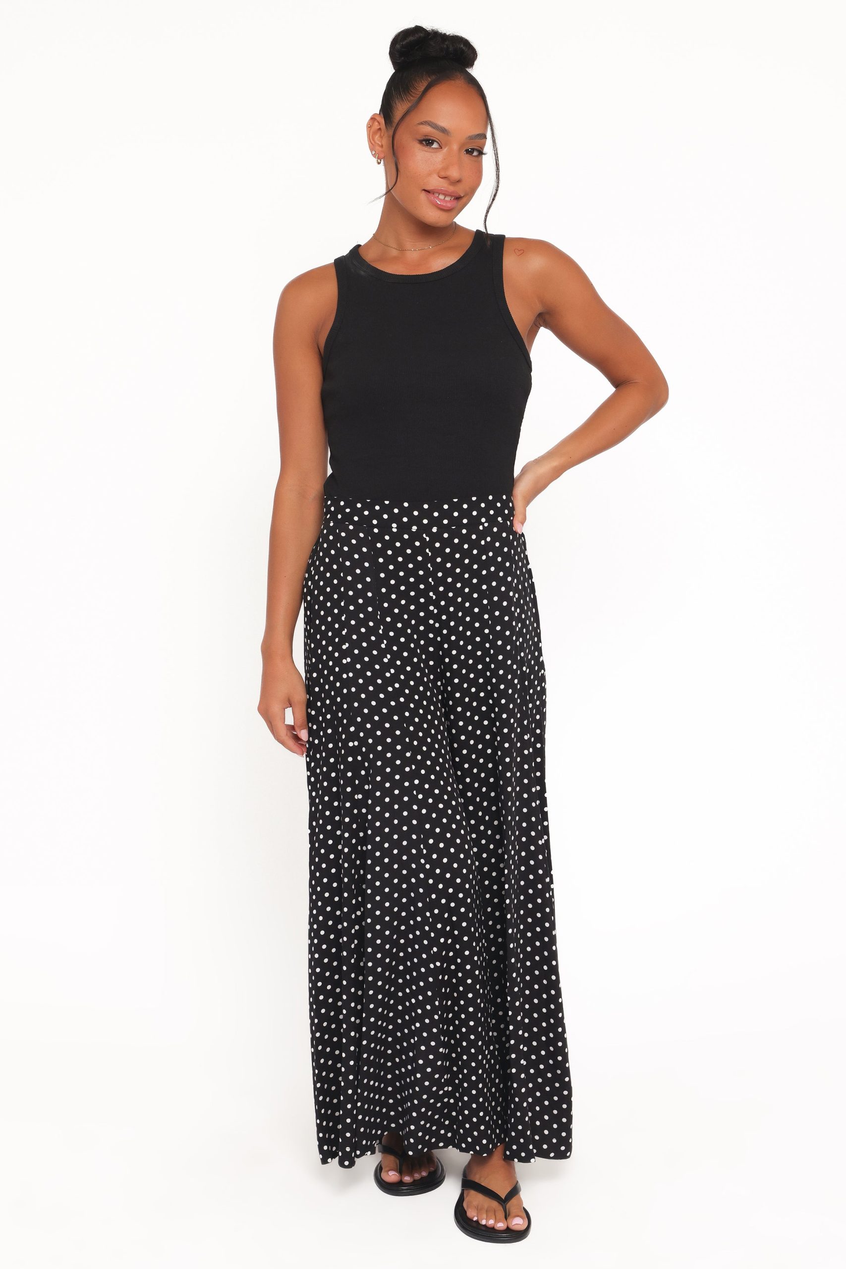 Neveah Pant - Black Polka Dot - Image 2