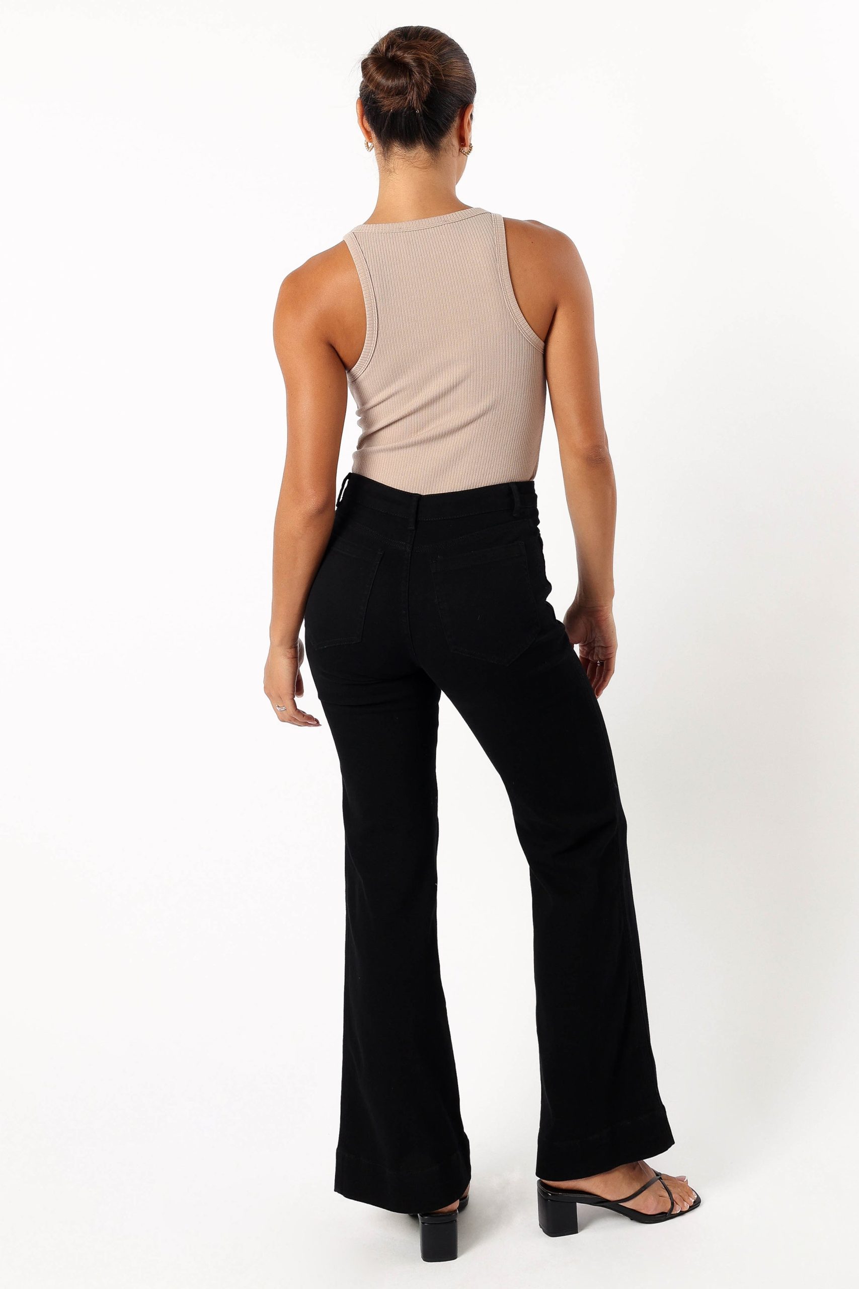Nico Wide Leg Jean - Black - Image 4