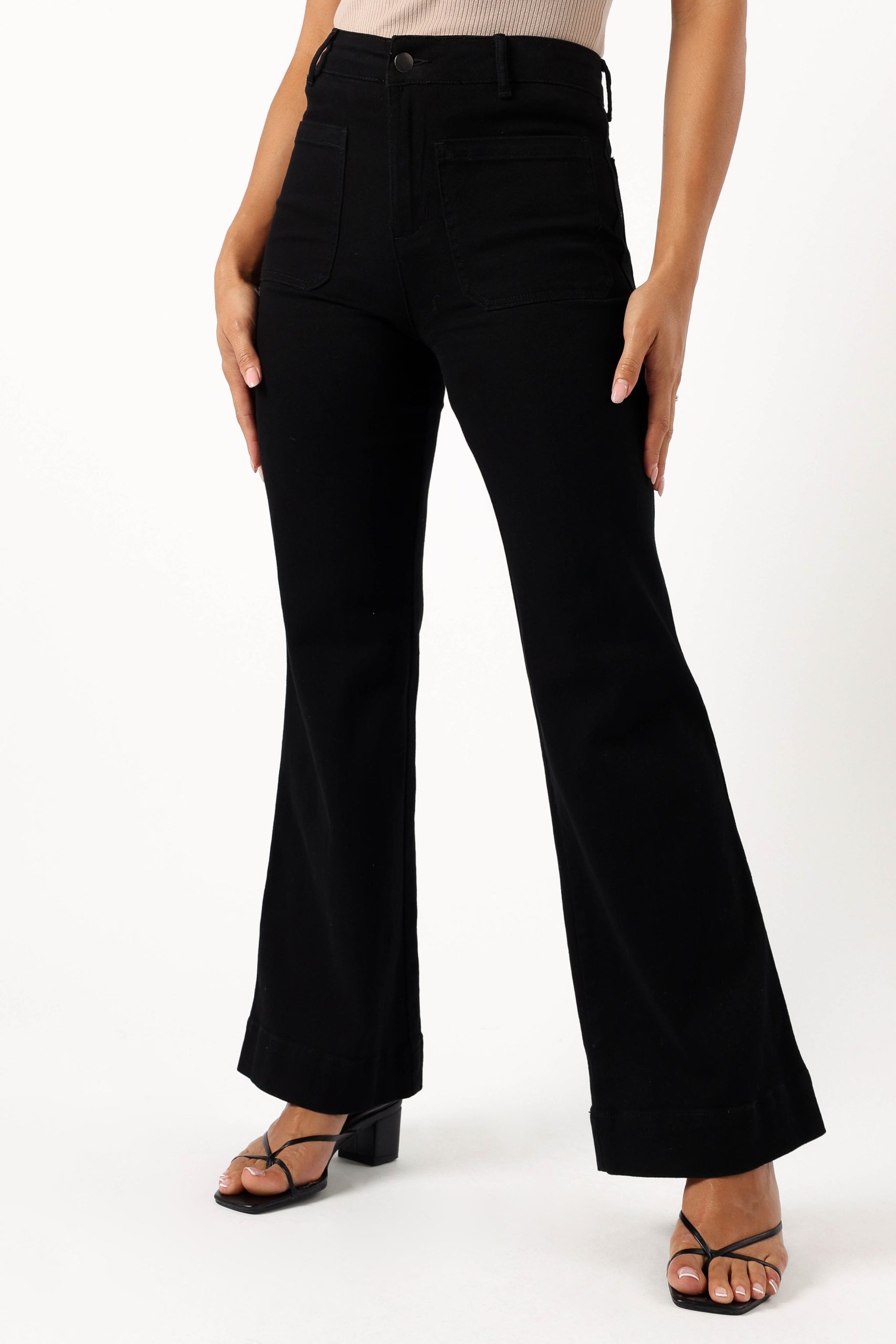 Nico Wide Leg Jean - Black - Image 2